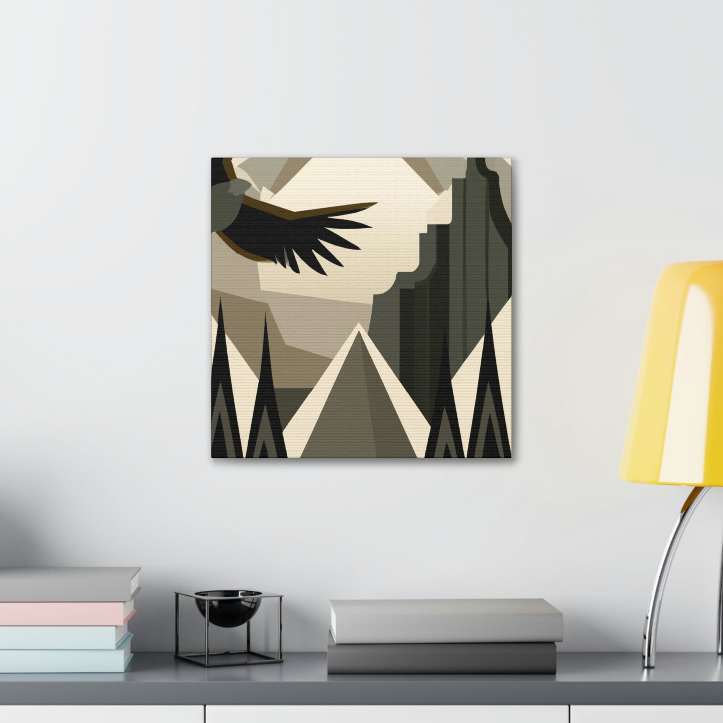 "Condor's Midnight Embrace" - Canvas