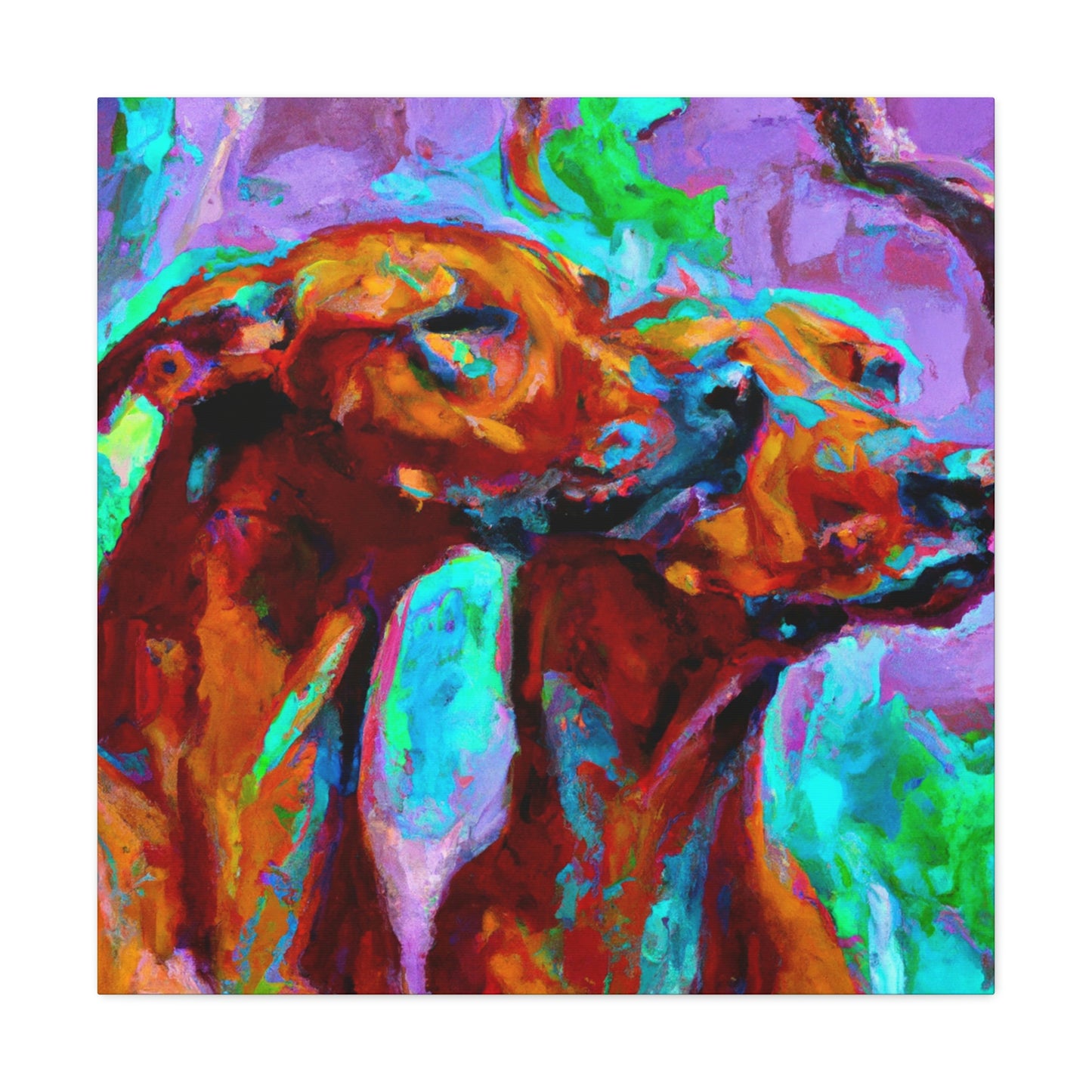 Rhodesian Ridgeback Reflection - Canvas