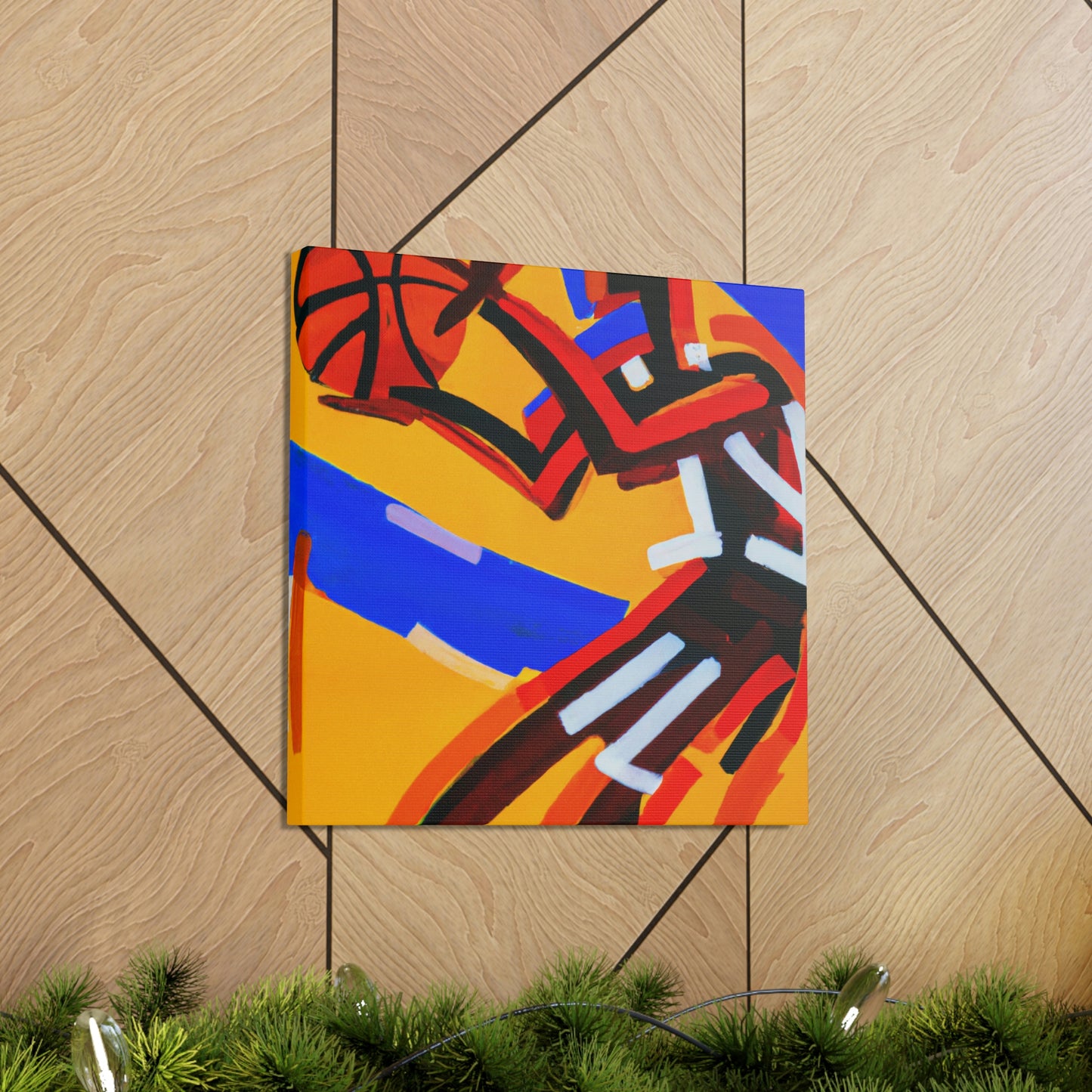 Basketball in Abstractions - Canvas