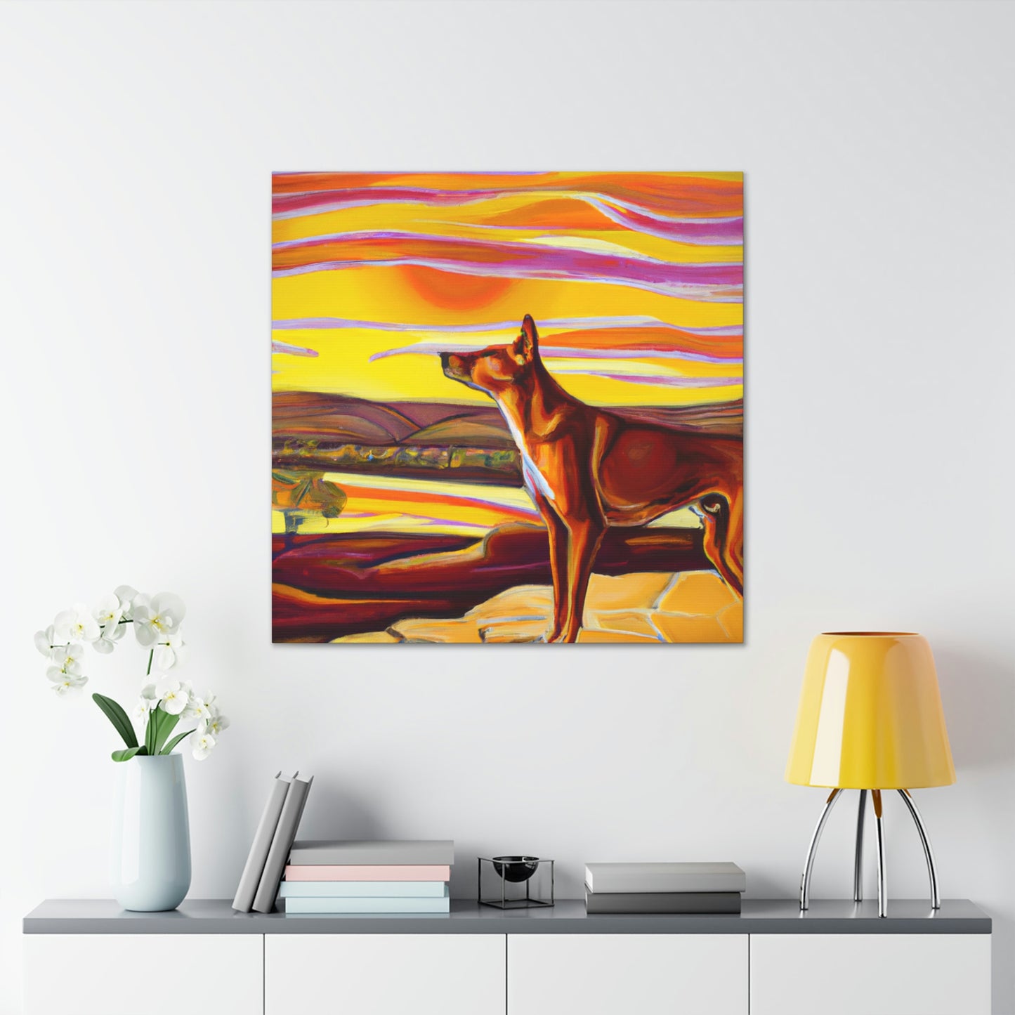 "Dingo in the Distance" - Canvas