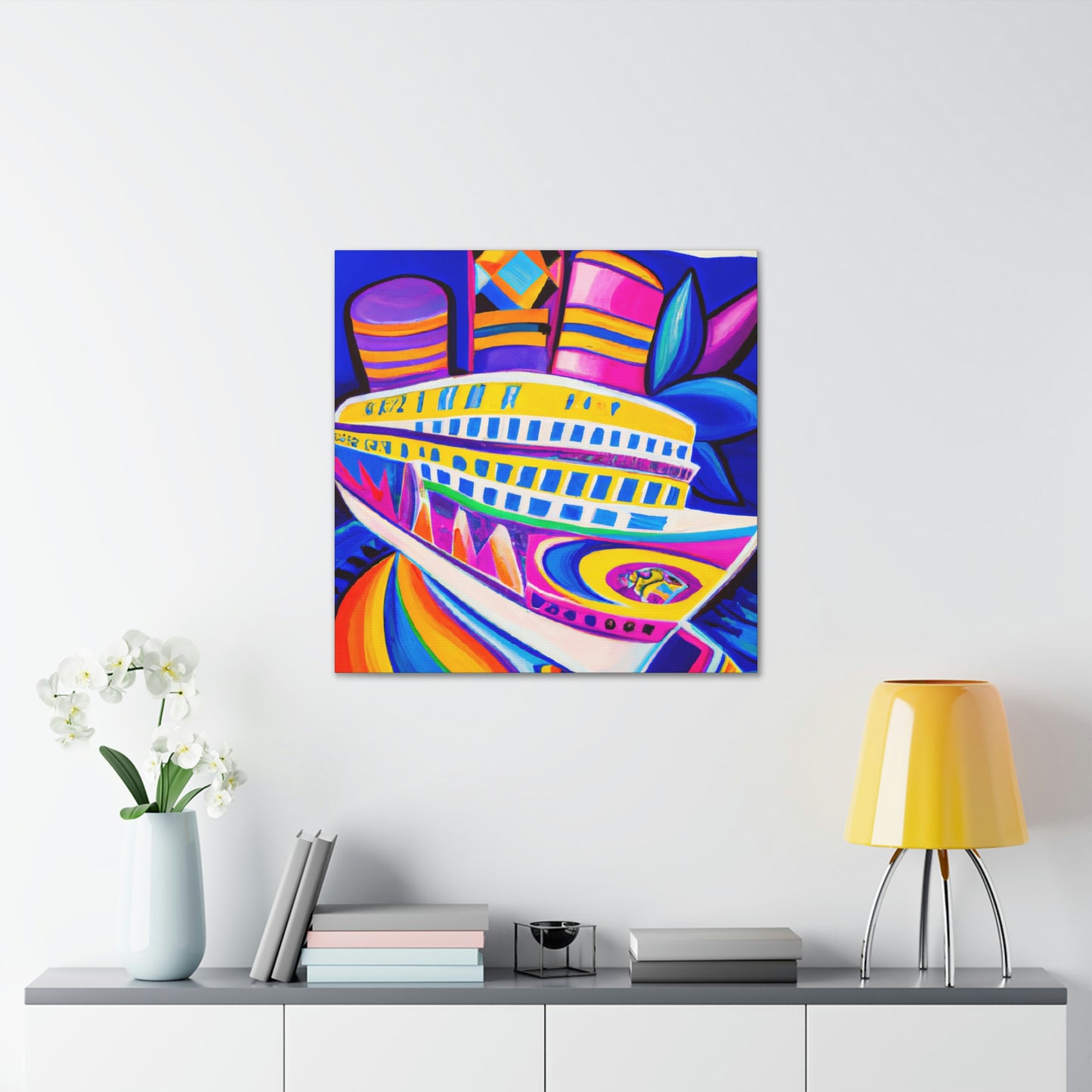 "Cruising the Deco Era" - Canvas