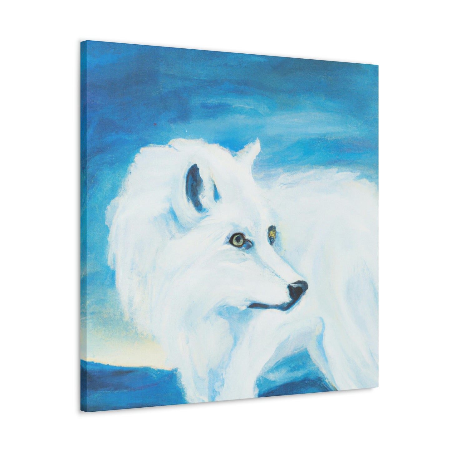 Arctic Wolf Creation - Canvas