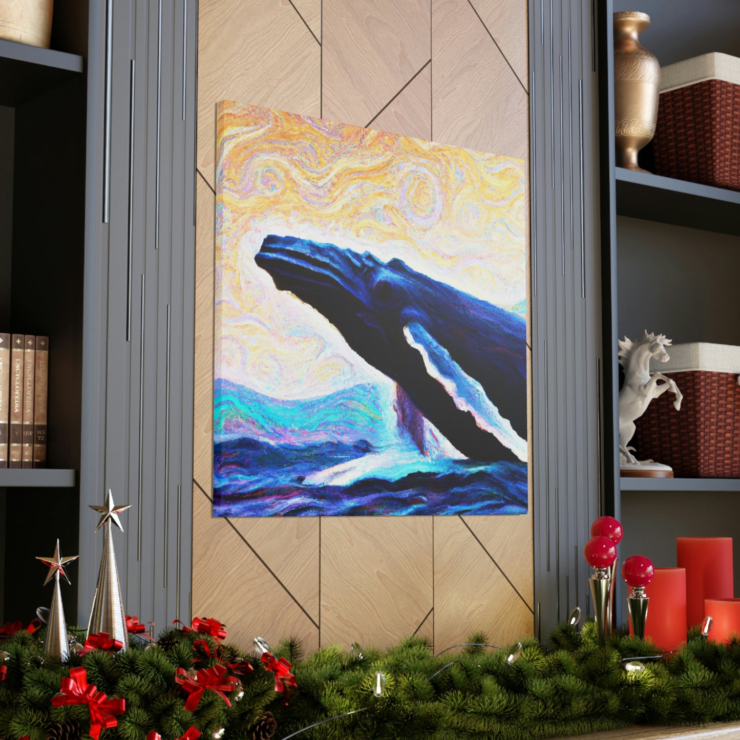 "Humpback Whale Enchantment" - Canvas