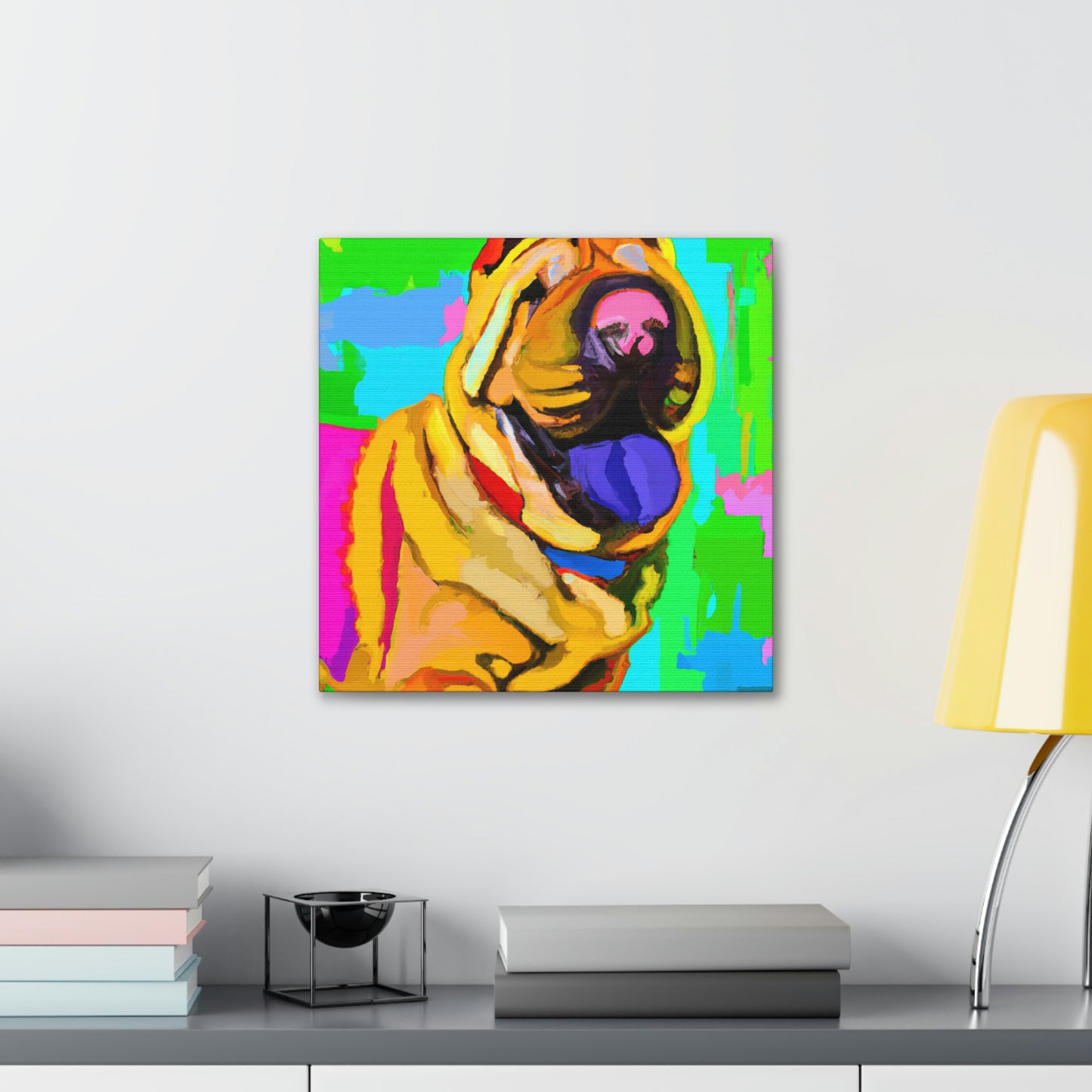 Shar Pei Minimalism - Canvas