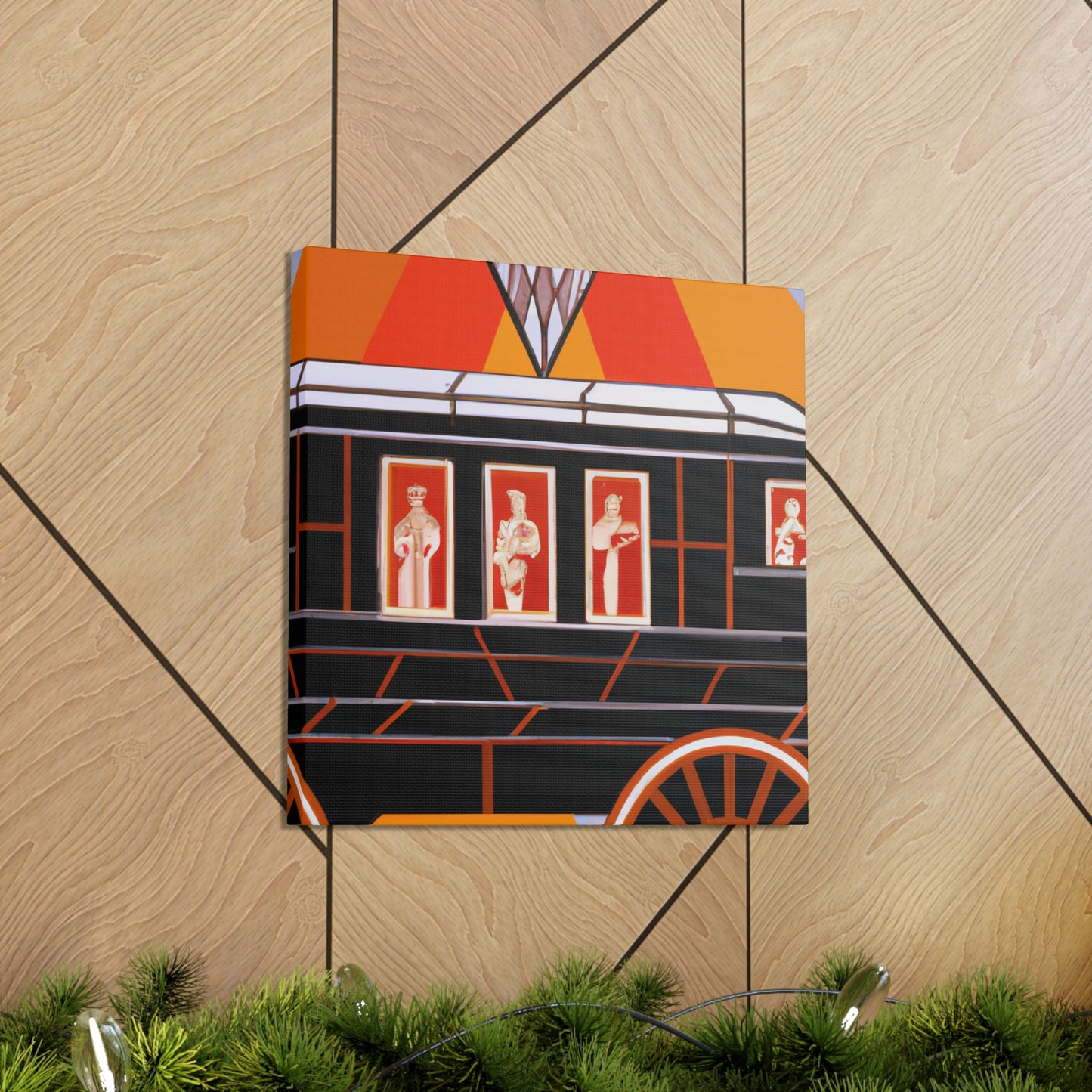 "Wheeling Art Deco Dream" - Canvas