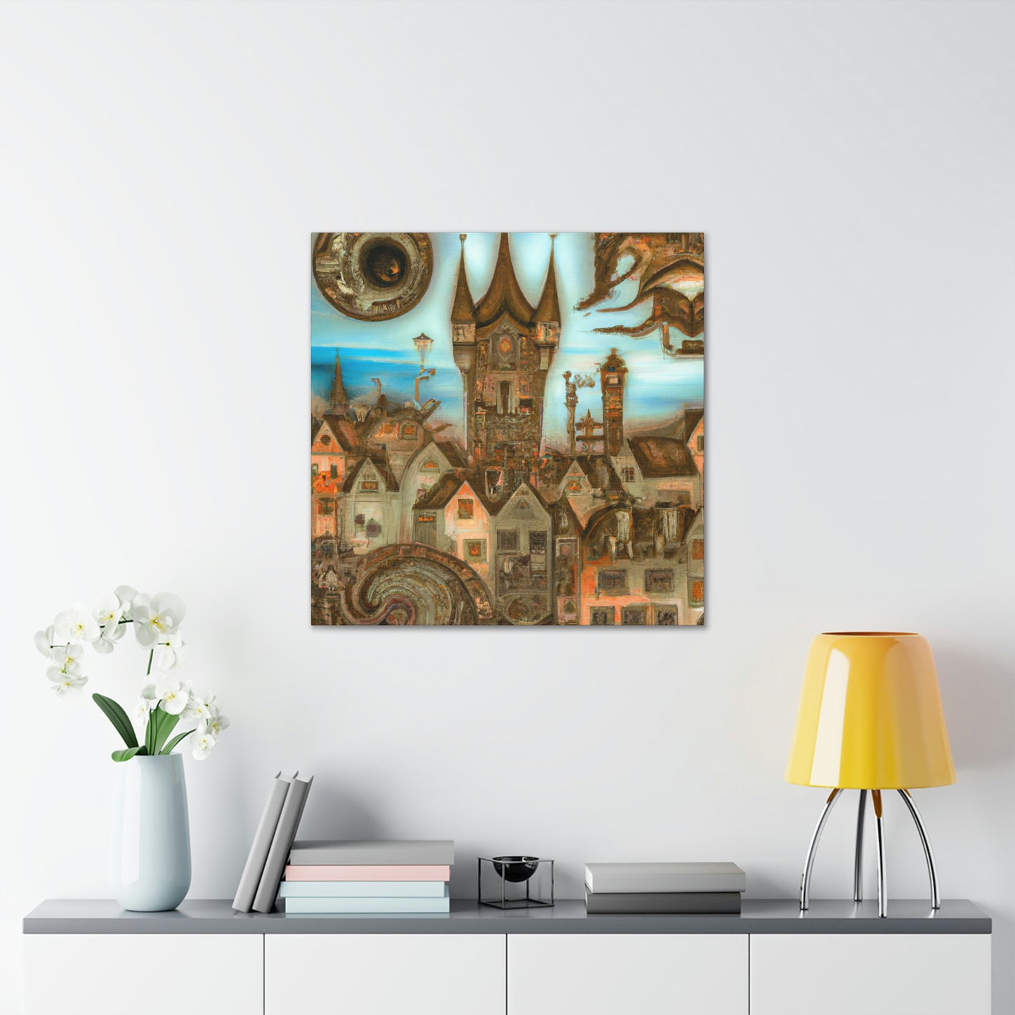 "Tudor Clockwork Dream" - Canvas