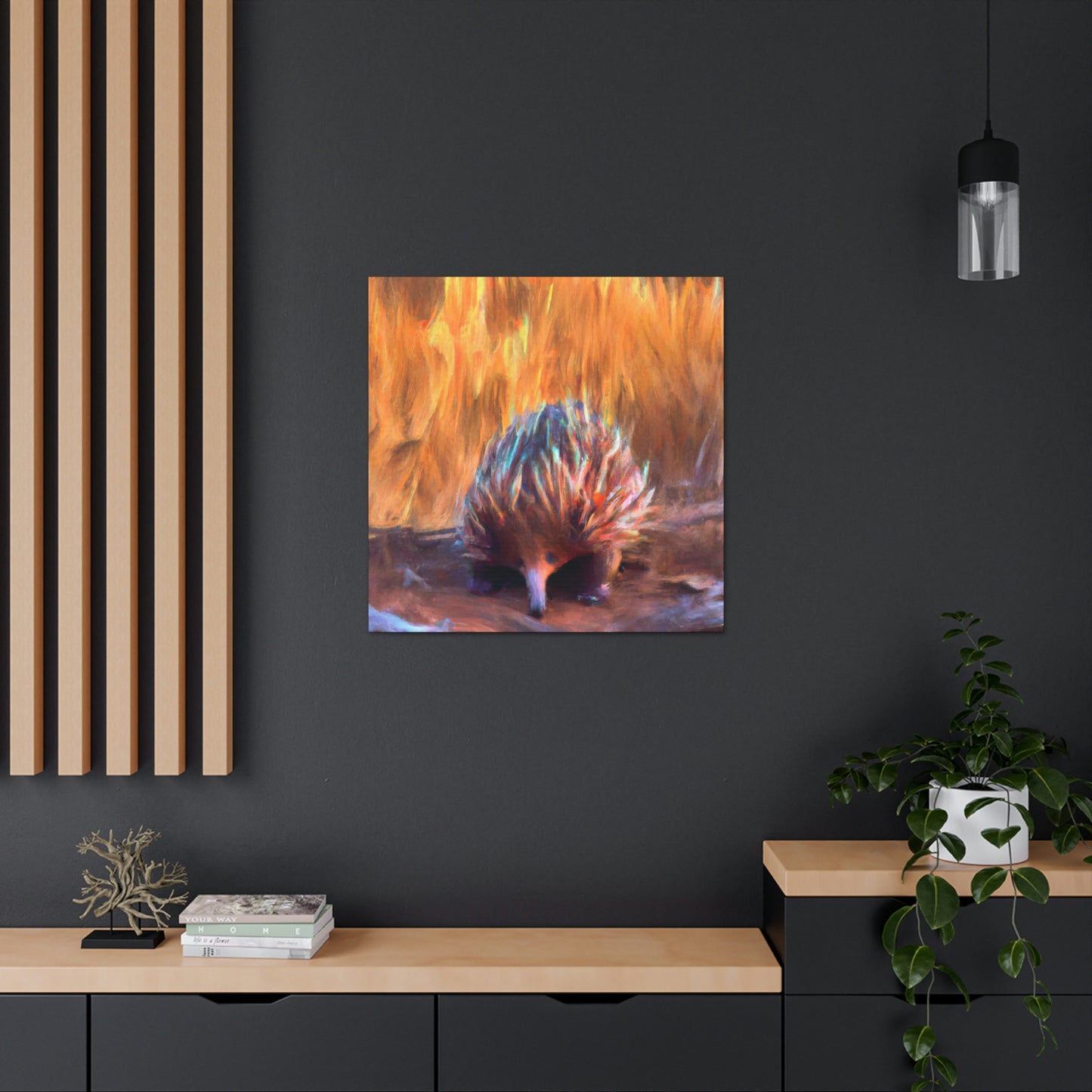 "Echidna's Hidden Beauty" - Canvas