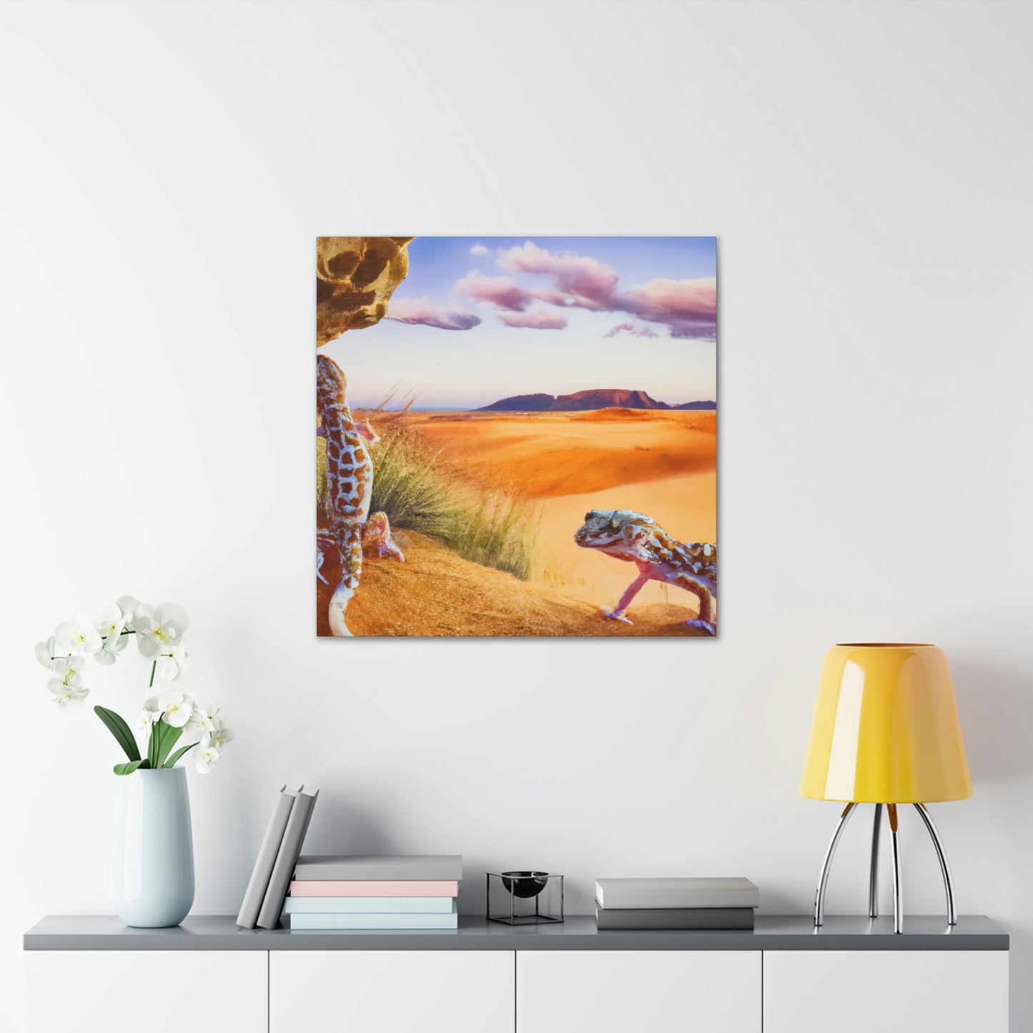 Dreamy Leopard Gecko - Canvas