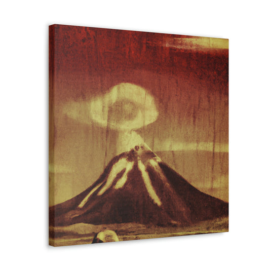 Volcano Burst of Color - Canvas