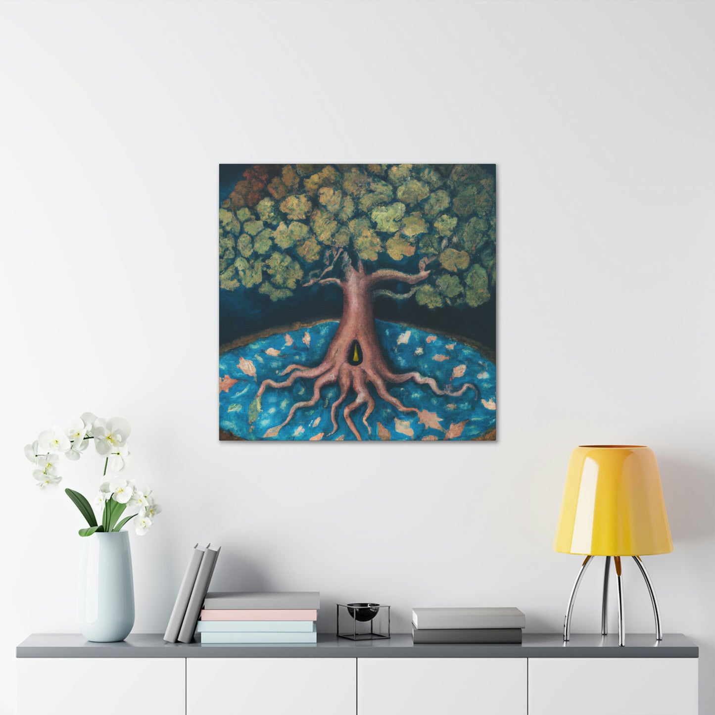 "Oak Tree Reflection" - Canvas