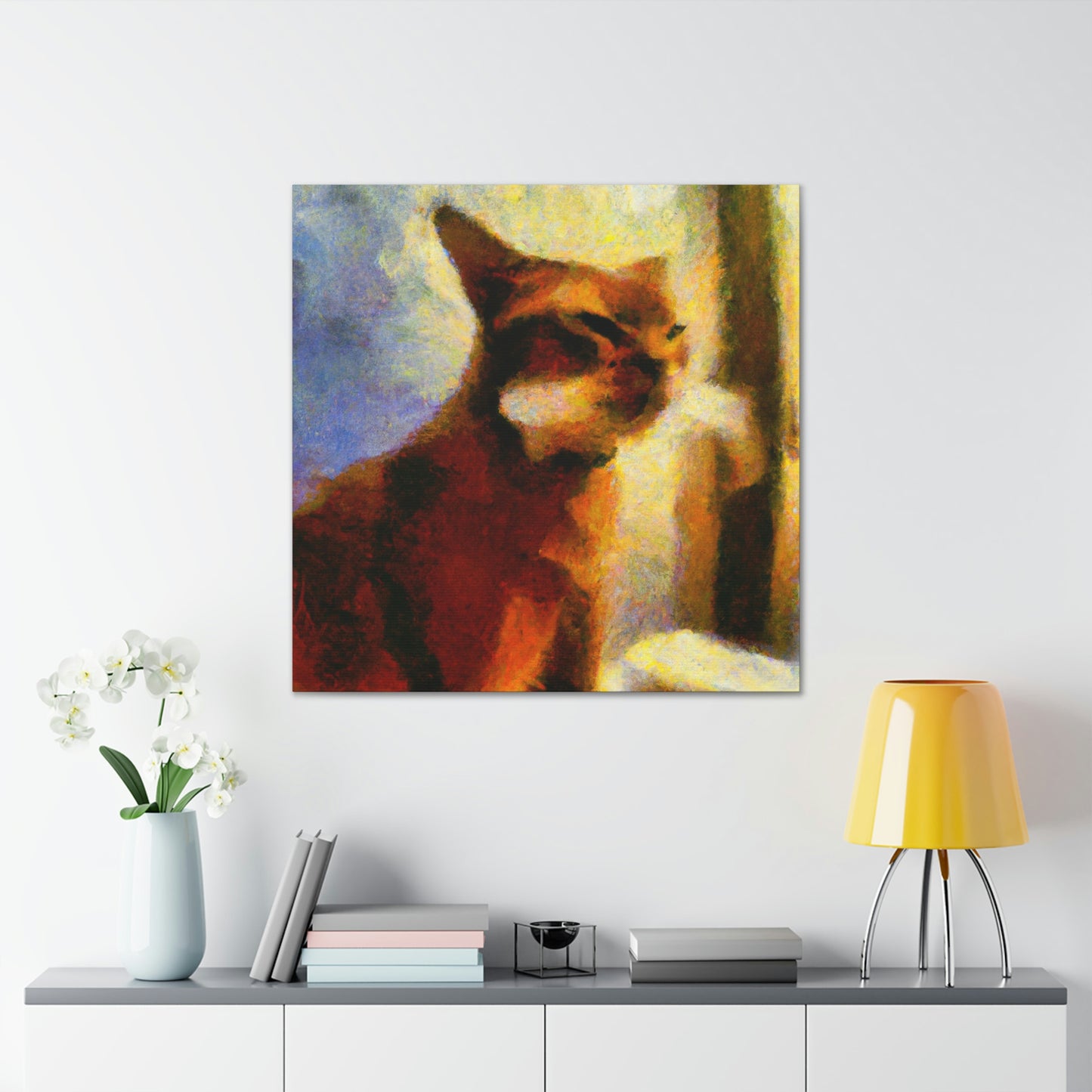 Abyssinian Splendor Portrayed - Canvas