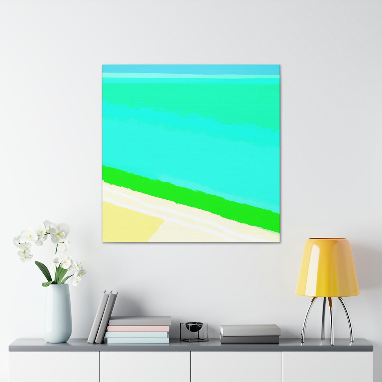 "Summer Sparkle Beaches" - Canvas