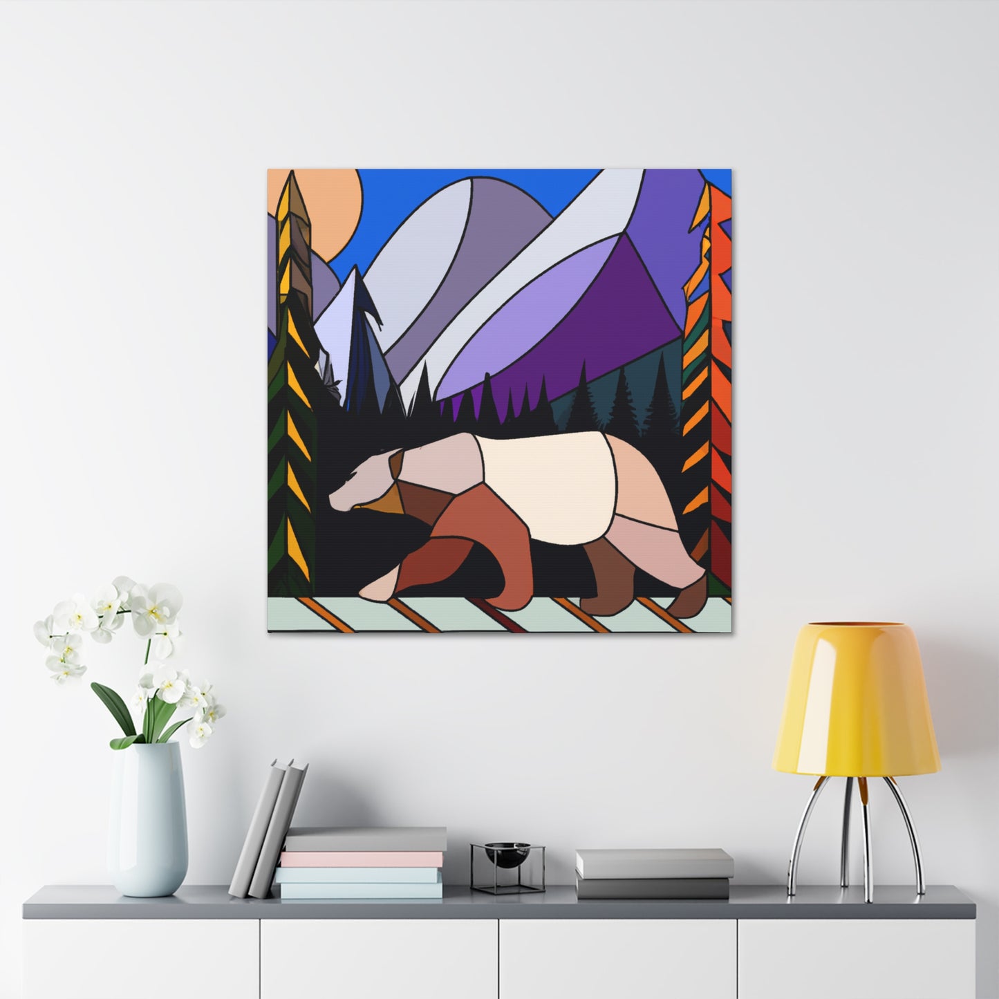 "Bear of Roaring Twenties" - Canvas