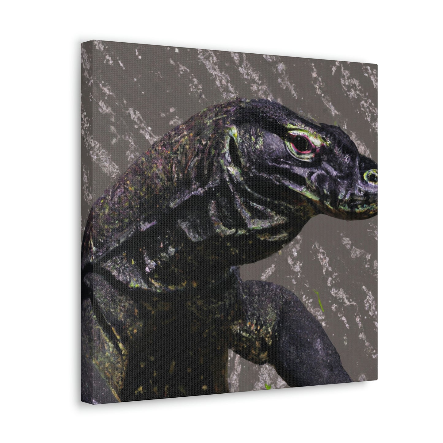 Komodo Dreaming Vividly - Canvas