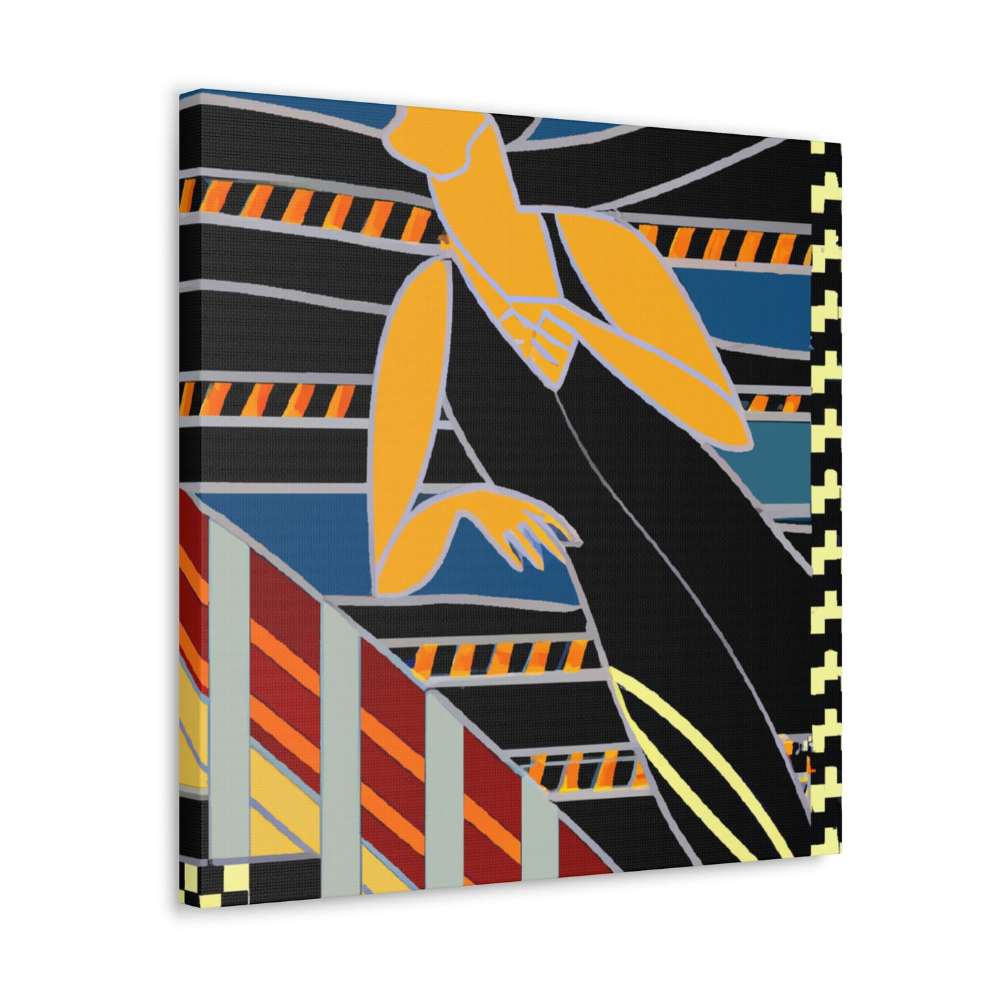 "Ocean of Art Deco" - Canvas