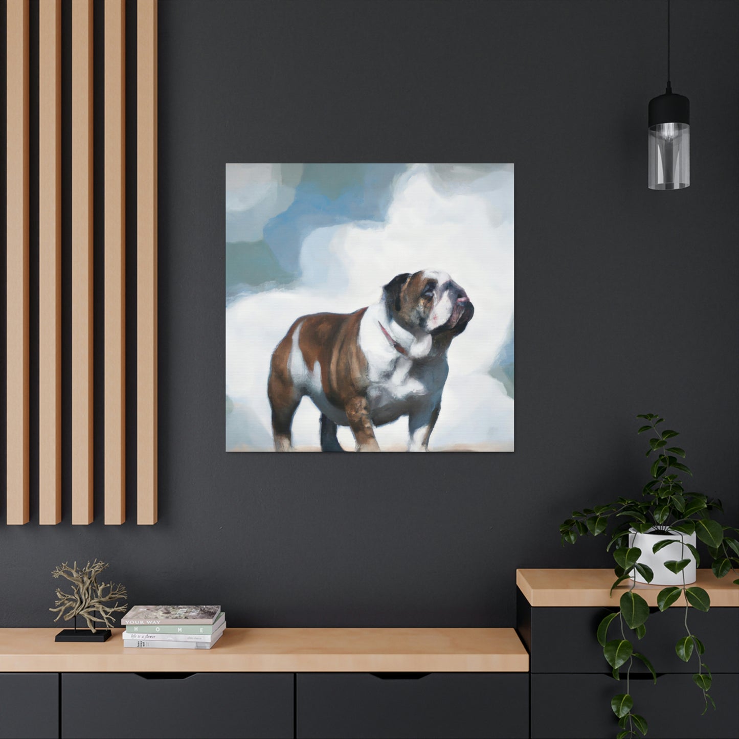 "English Bulldog Simplicity" - Canvas