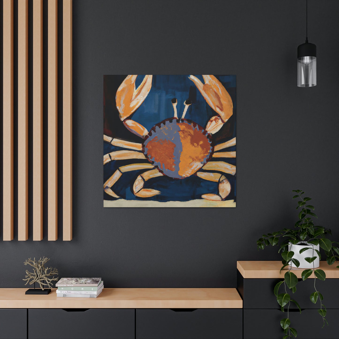 Crab Nebula Abstract - Canvas