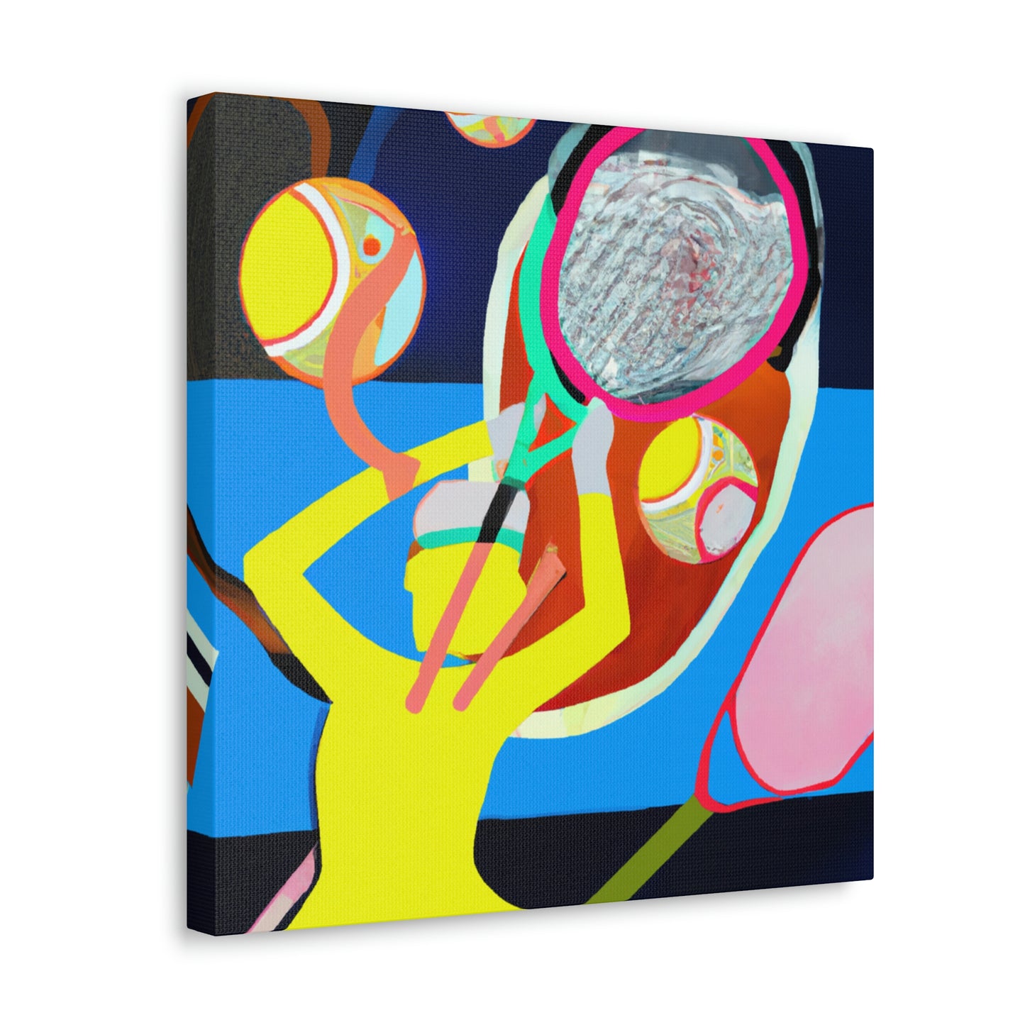 "Tennis: Abstracted Reality" - Canvas