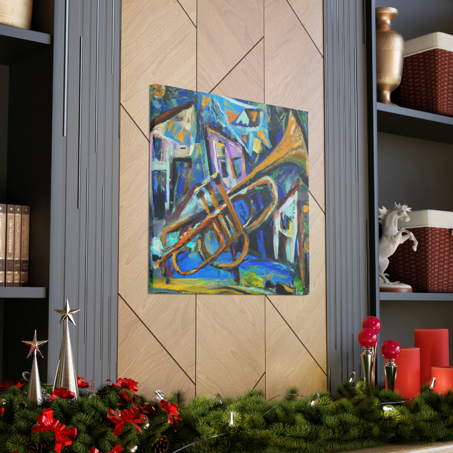 Serenading Trumpet Melody - Canvas