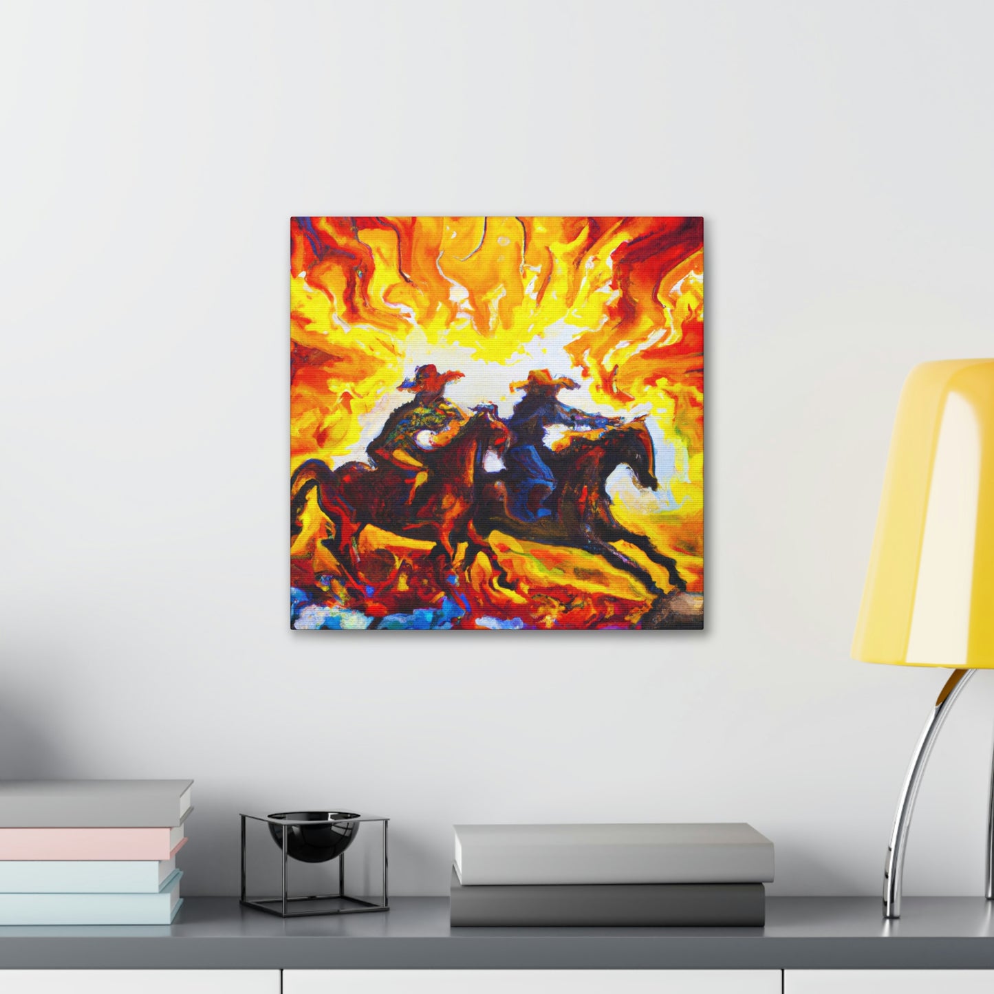 "Cattle Herd Trailblazers" - Canvas