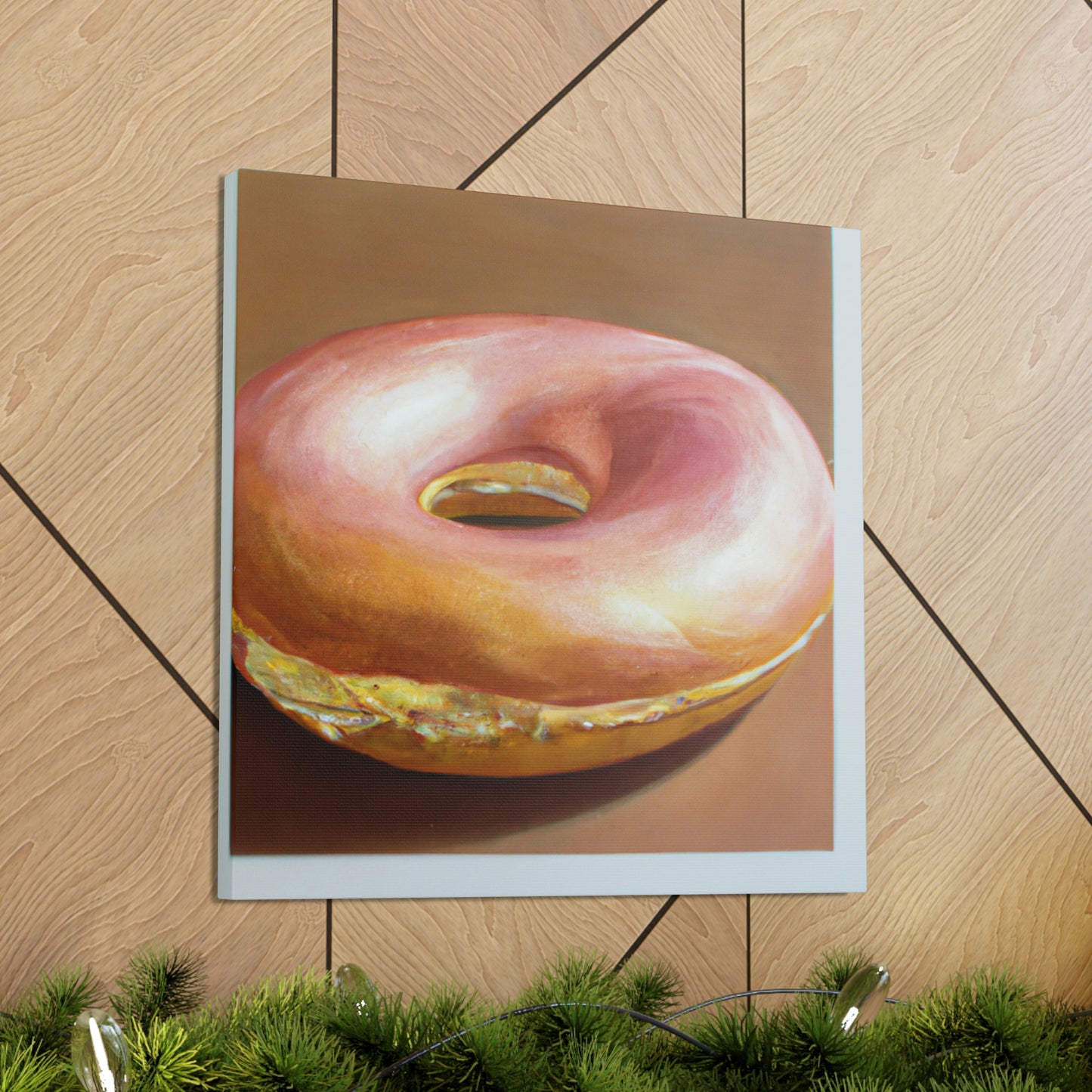 "Chocolate Frosted Doughnut" - Canvas