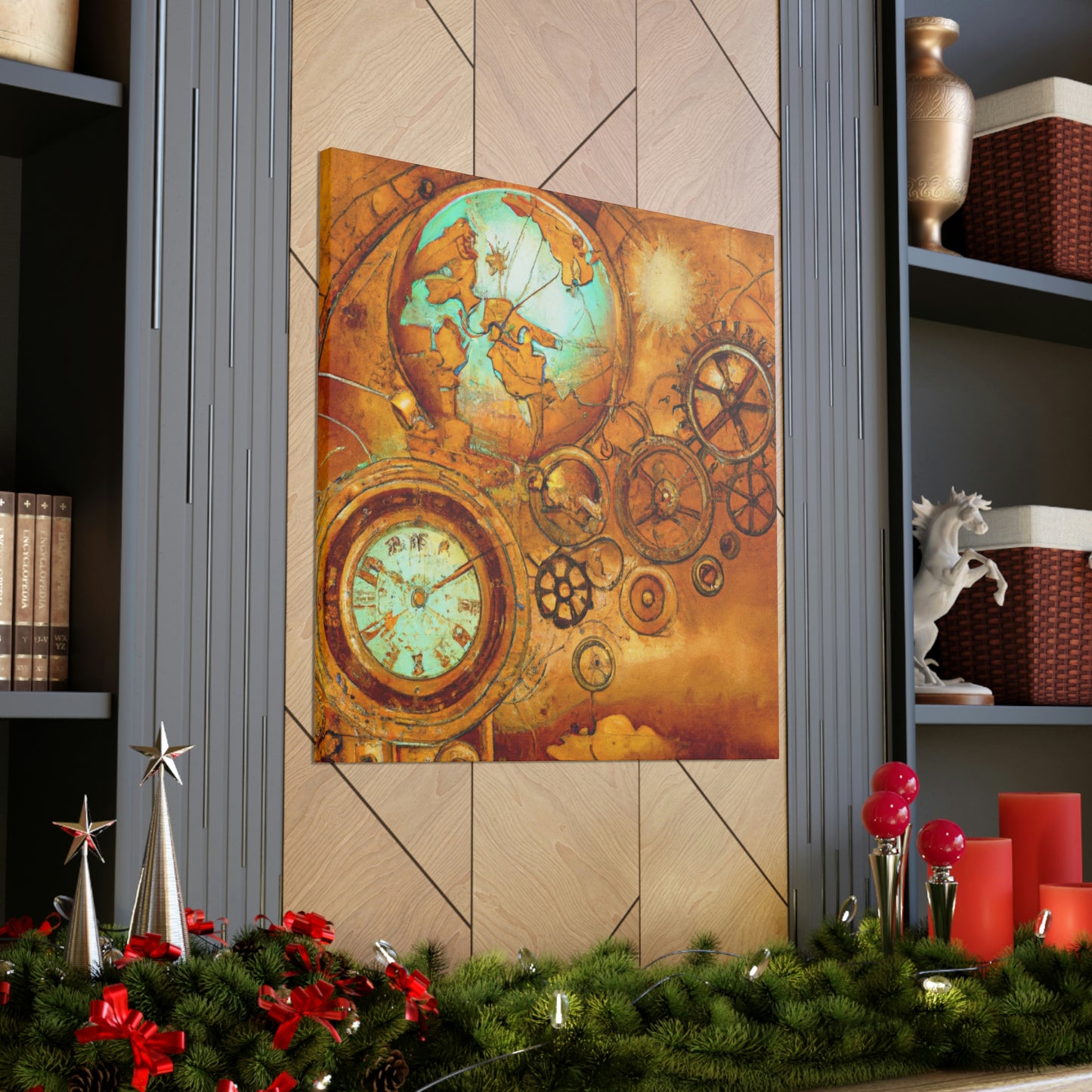 Steampunk Celestial Mapping - Canvas