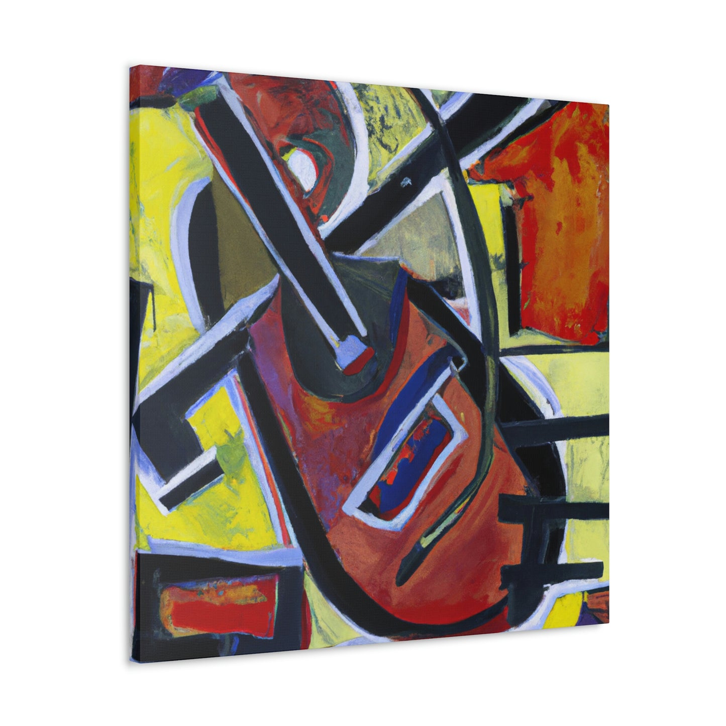 Mandolin in Expressionism - Canvas