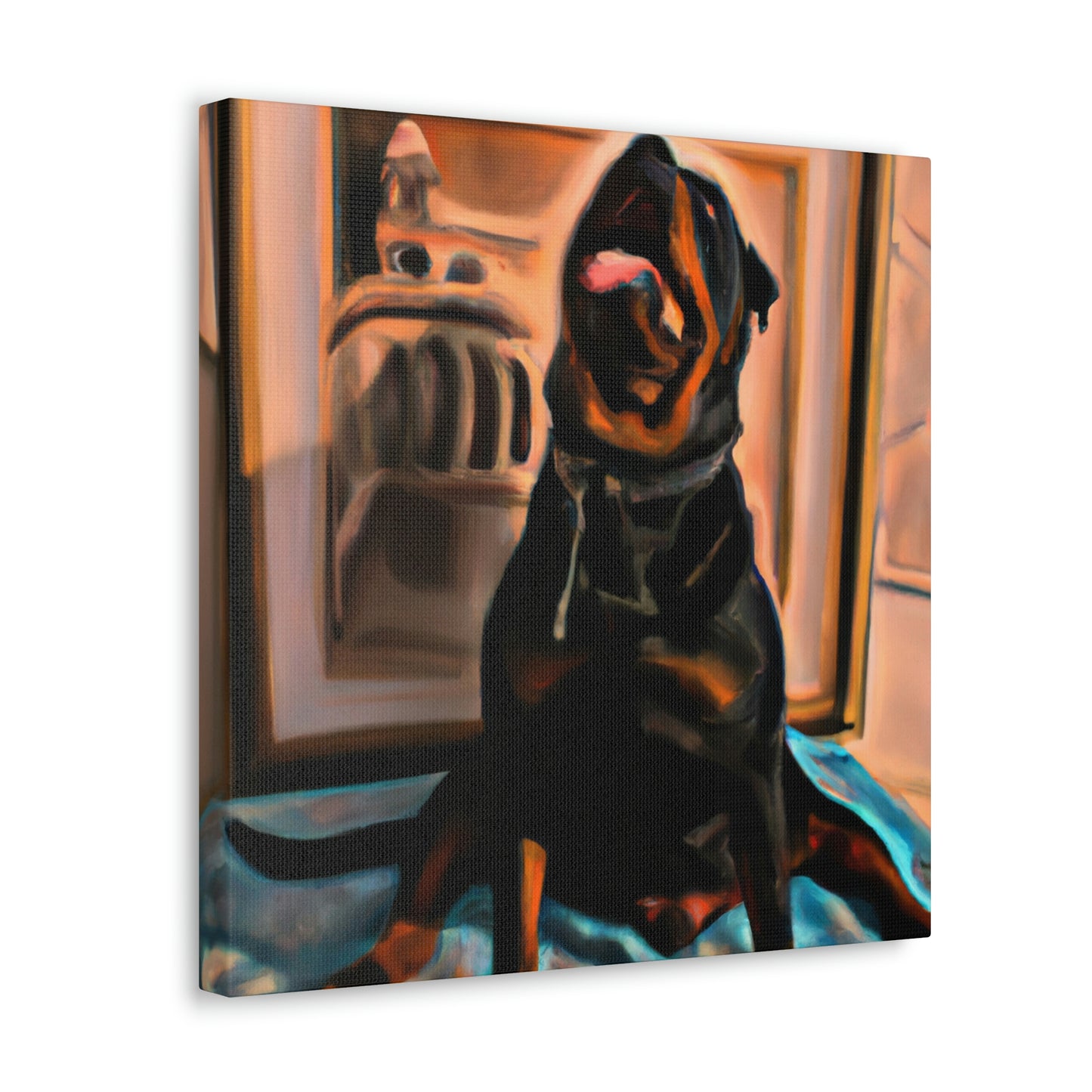 "Rottweiler in a Dream" - Canvas