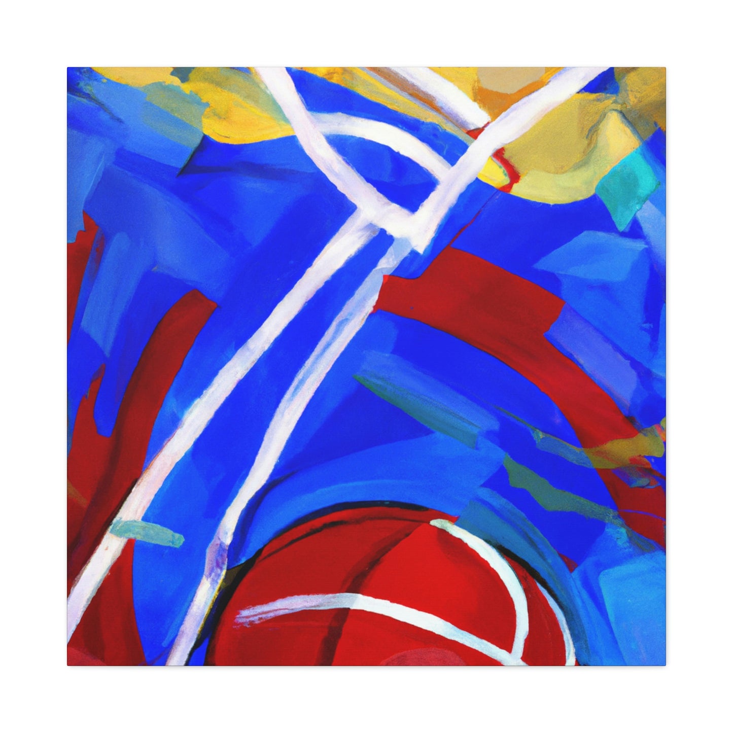 "Basketball: In Color" - Canvas