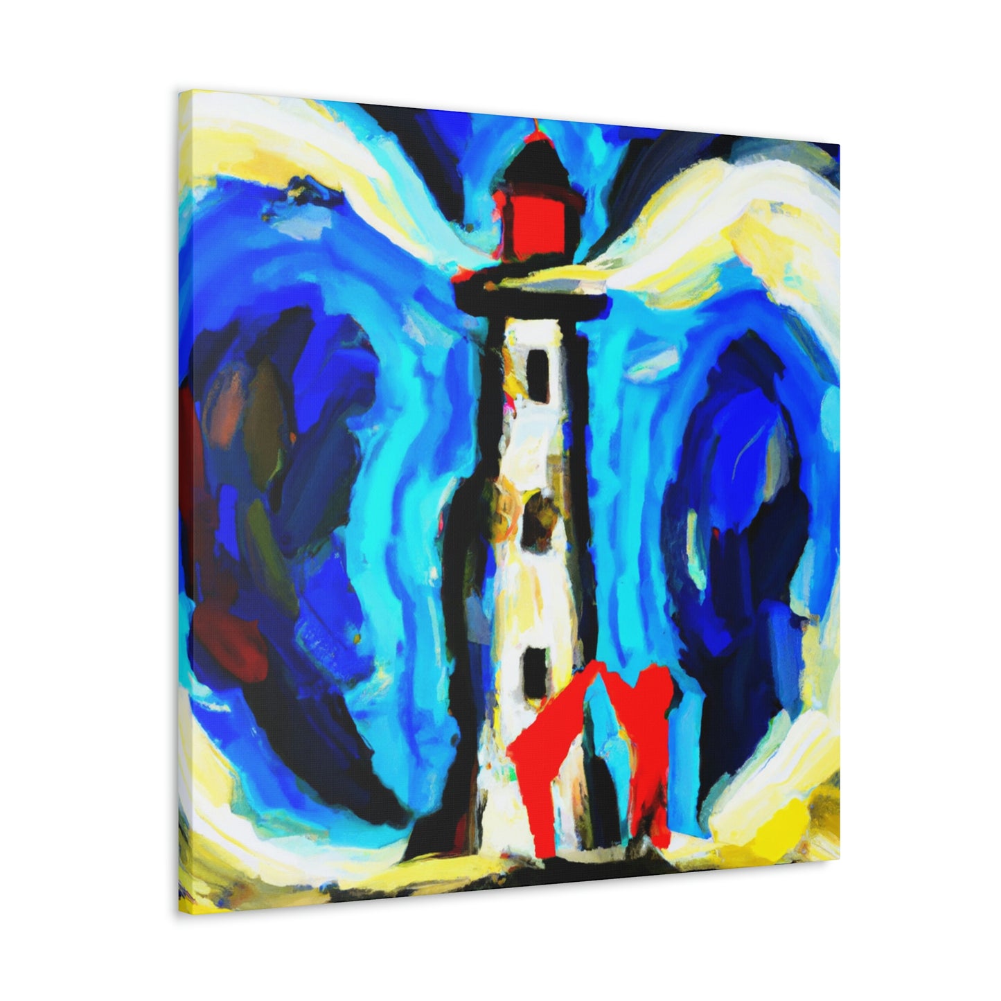 Love at the Lighthouse - Canvas