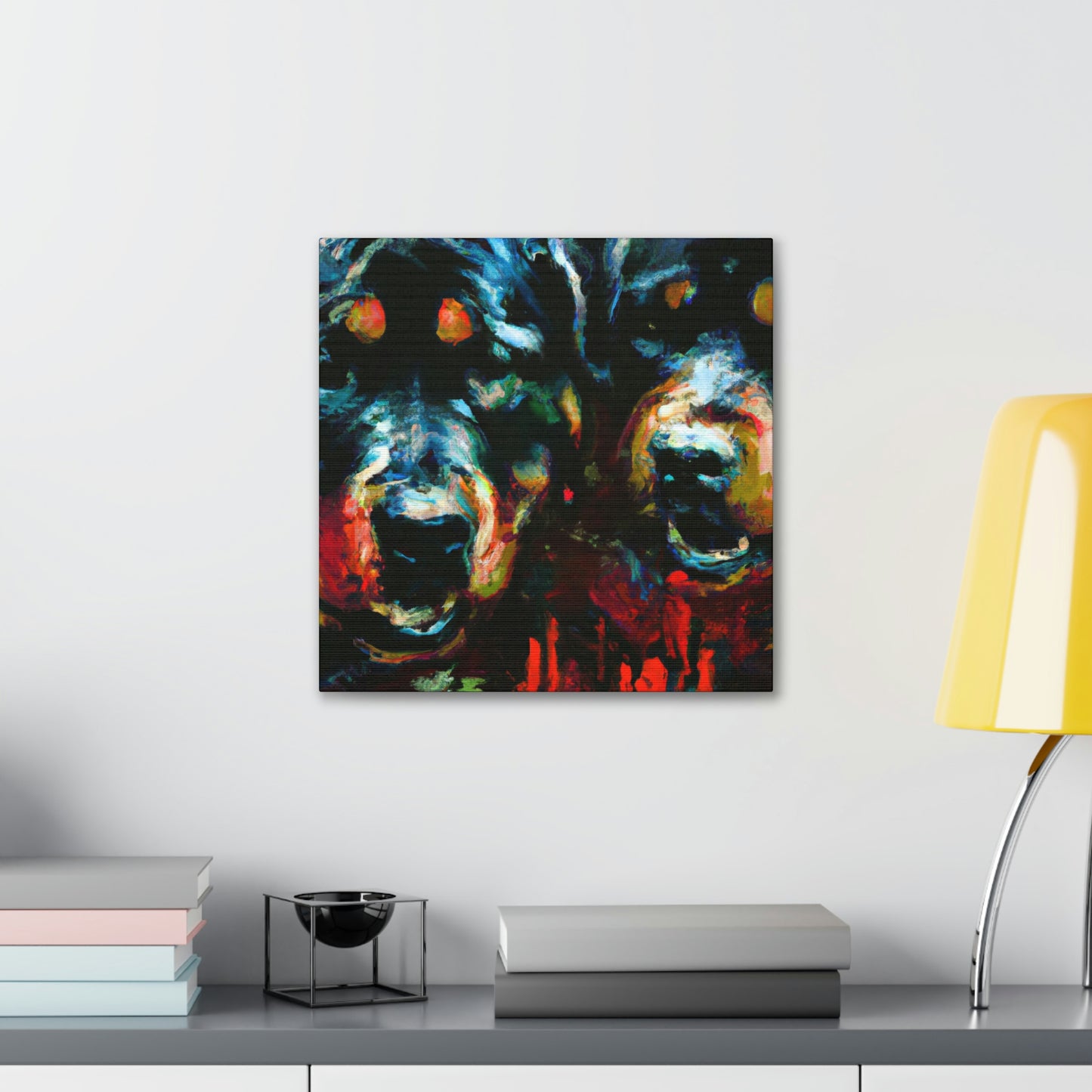 "Rottweiler in Impressionism" - Canvas