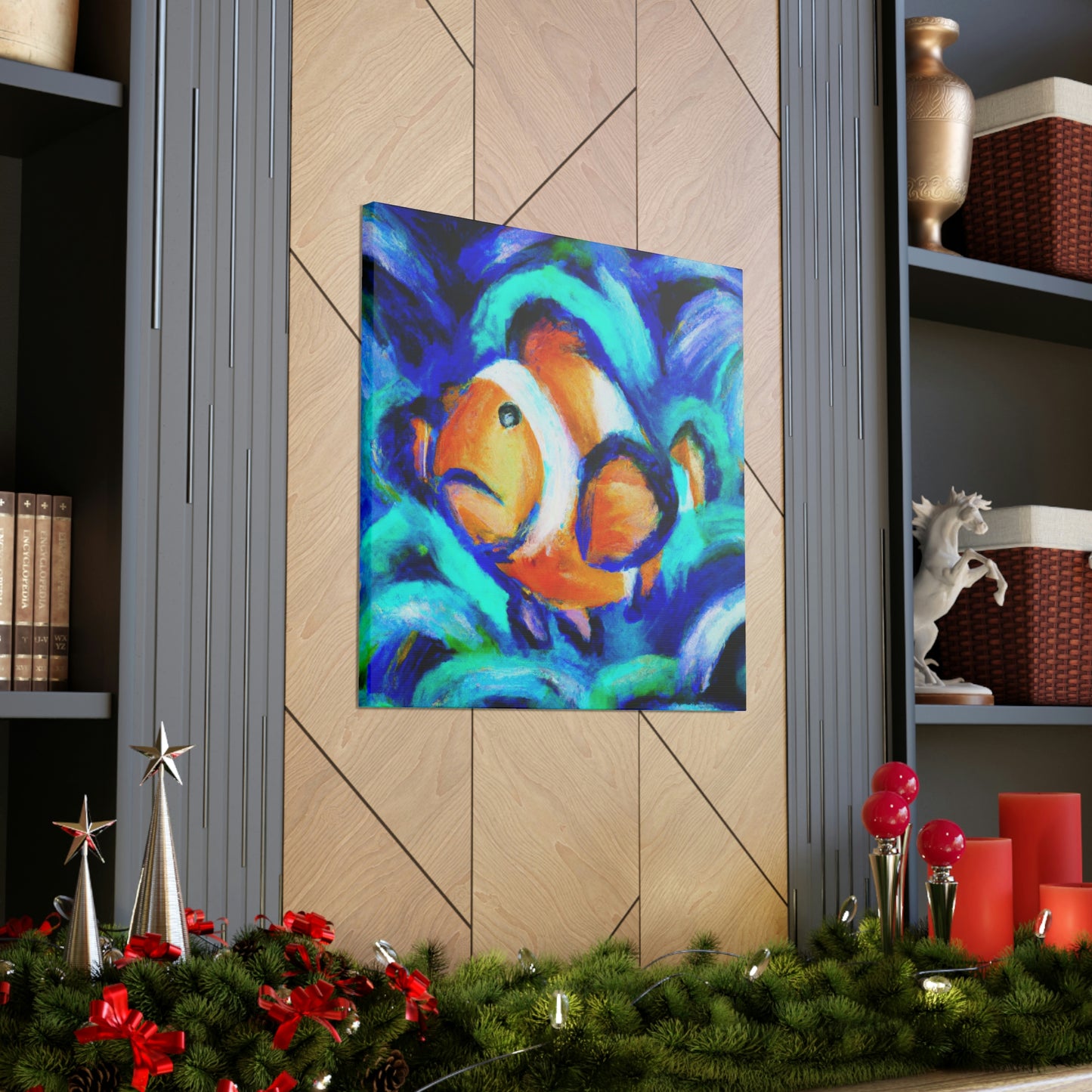 Clownfish in Expressionism - Canvas