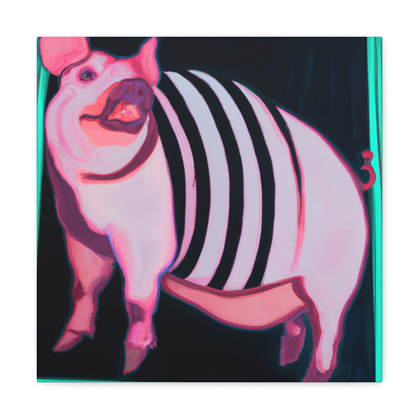 Pig of Mirrors Shine - Canvas