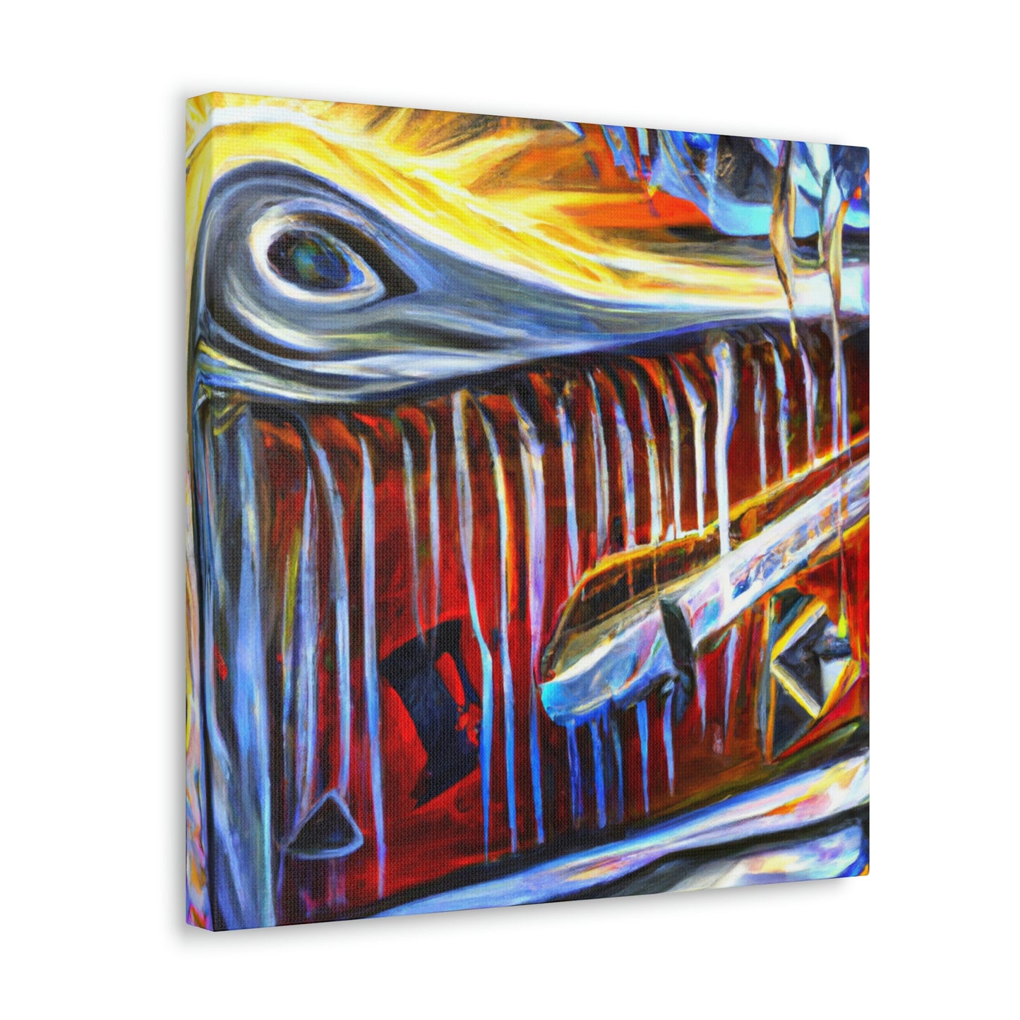 "Harmonica Through Expressionism" - Canvas