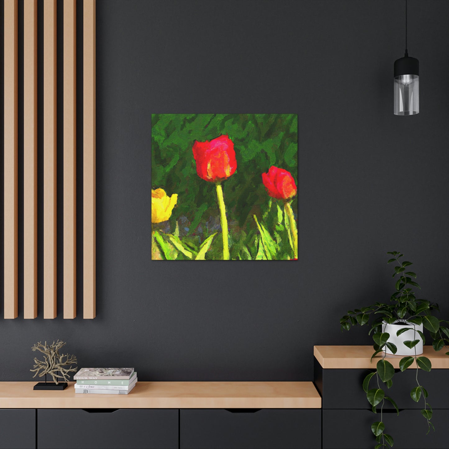 Tulips in Technicolor - Canvas