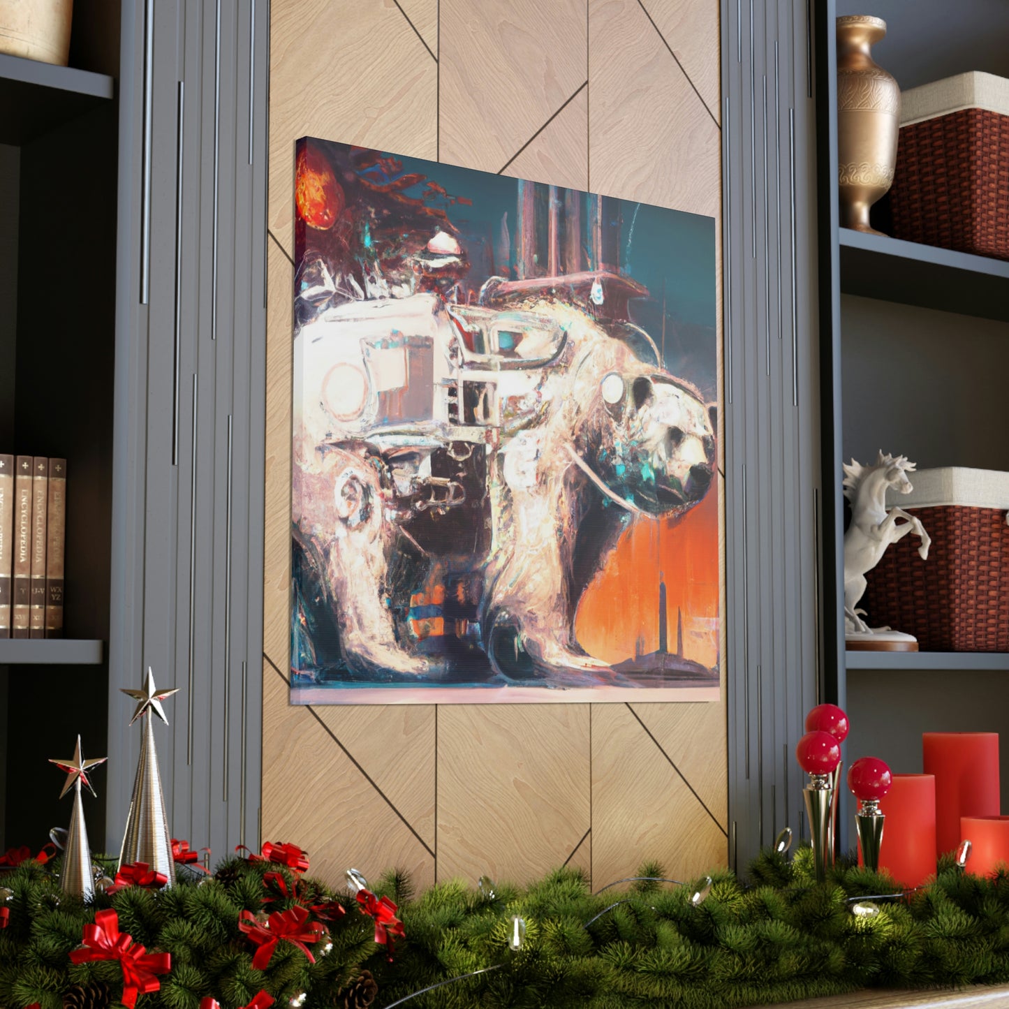 Polar Bear Mechanical Maker - Canvas