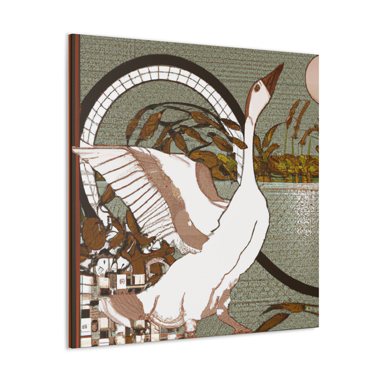 Goose in Art Nouveau - Canvas