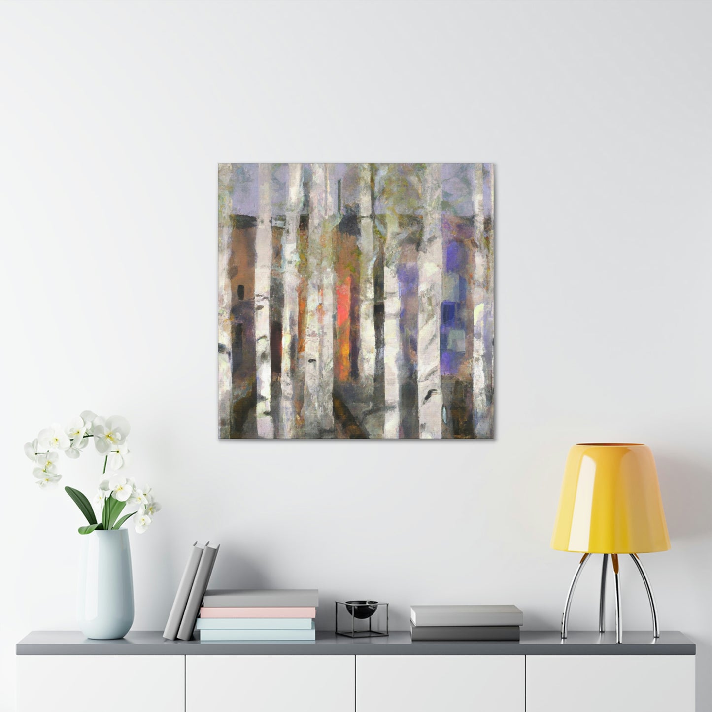 Birch Trees in Bloom - Canvas