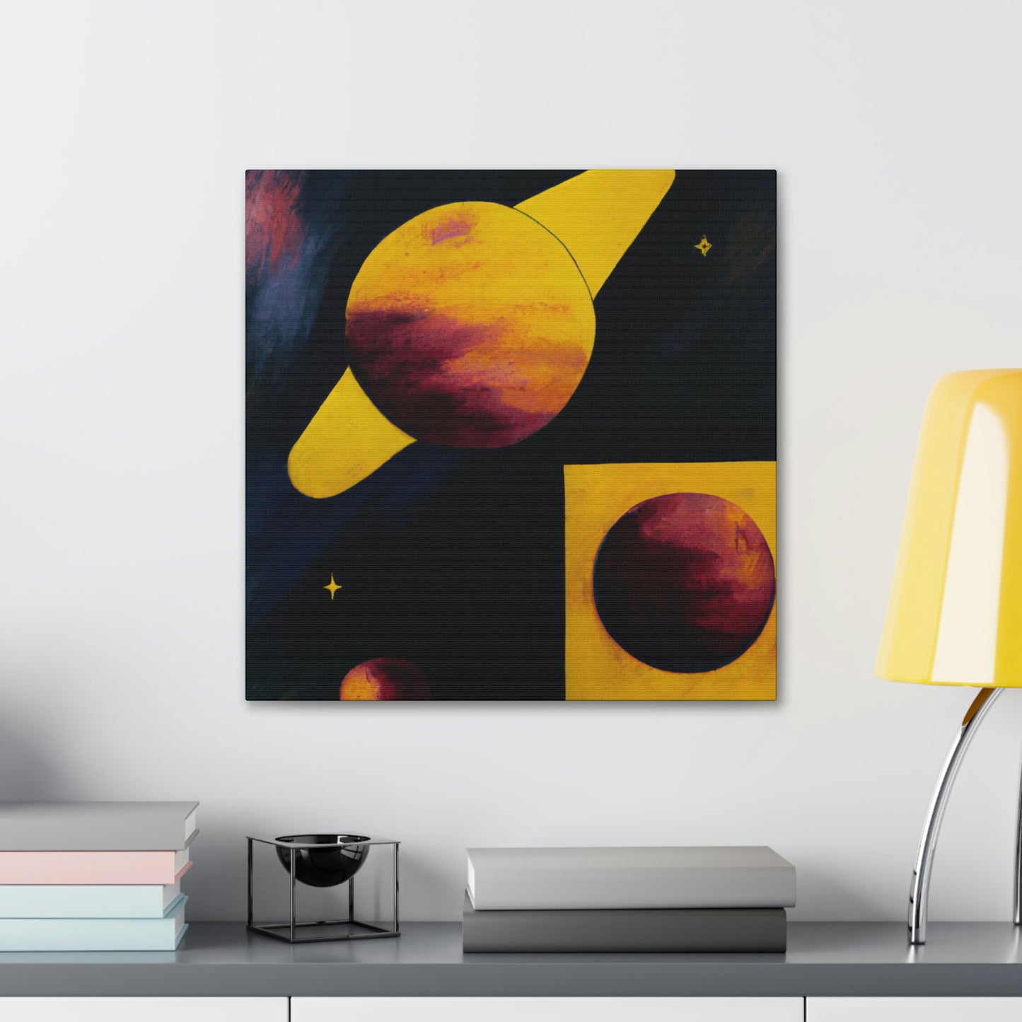 "Pluto, Planetary Enigma" - Canvas