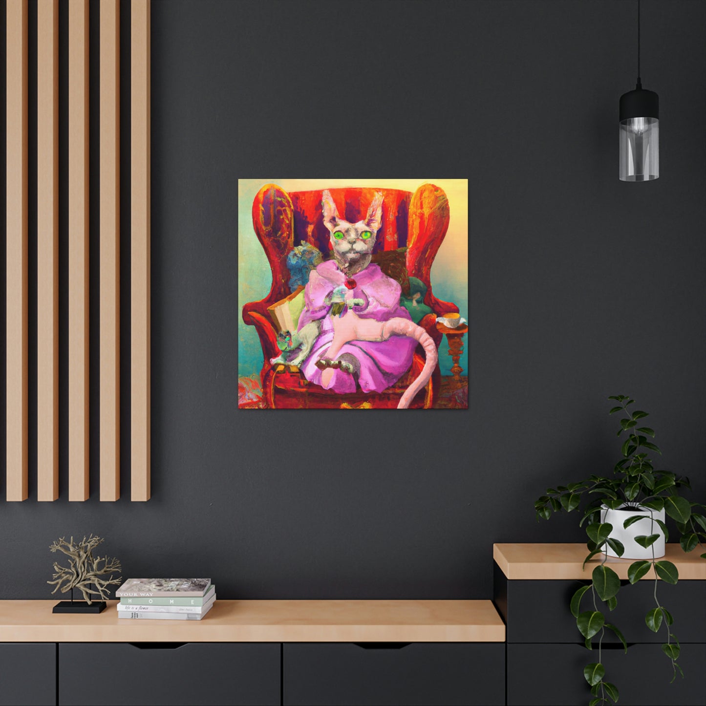 "Mysterious Sphynx Revealed" - Canvas