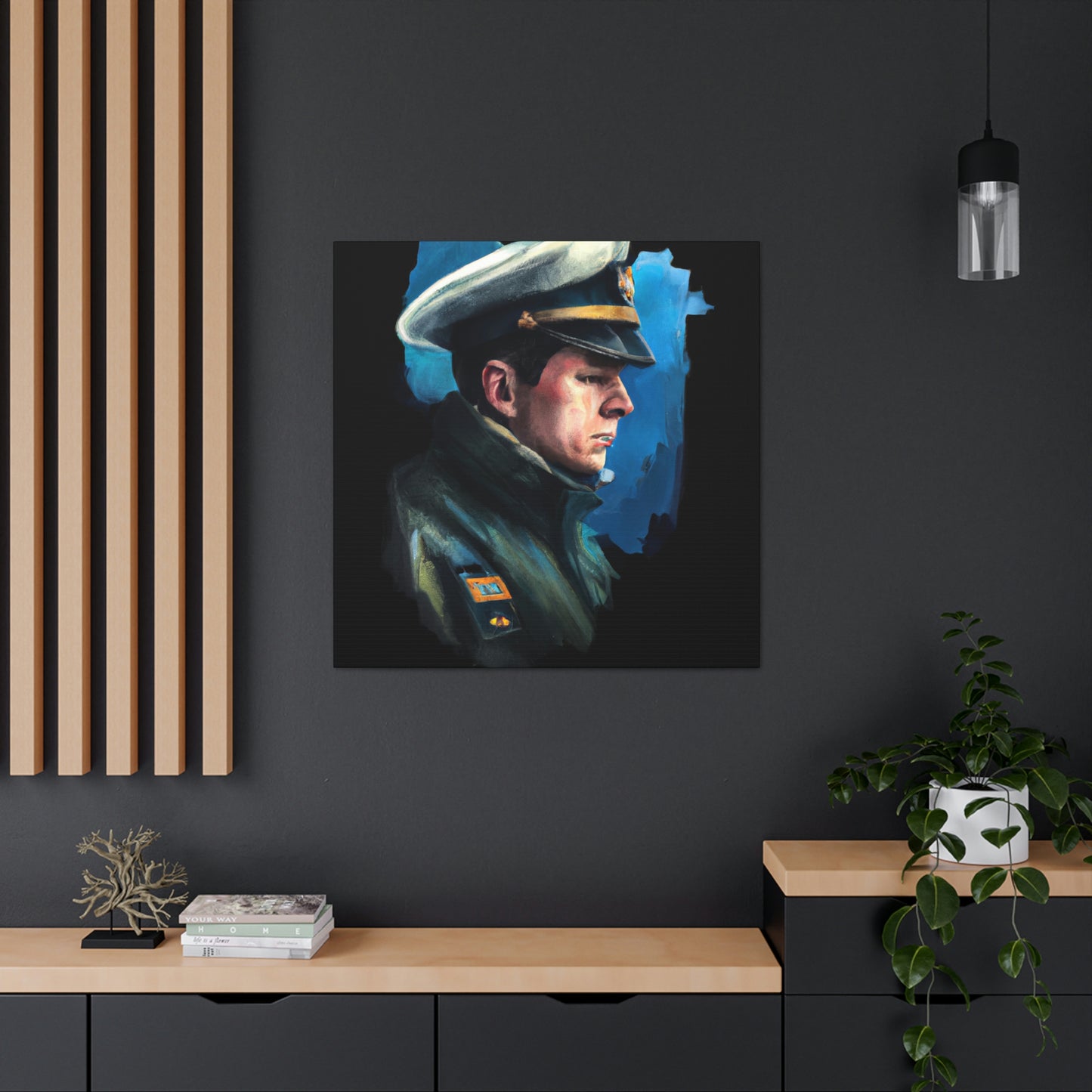 "Glorious Naval Aviator" - Canvas