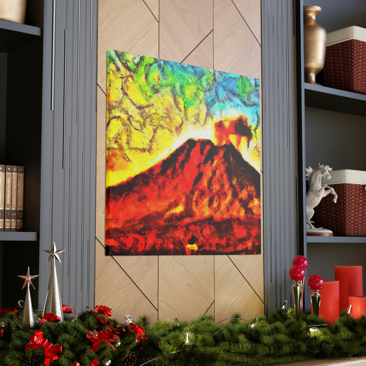 Volcanic Eruption Beauty - Canvas