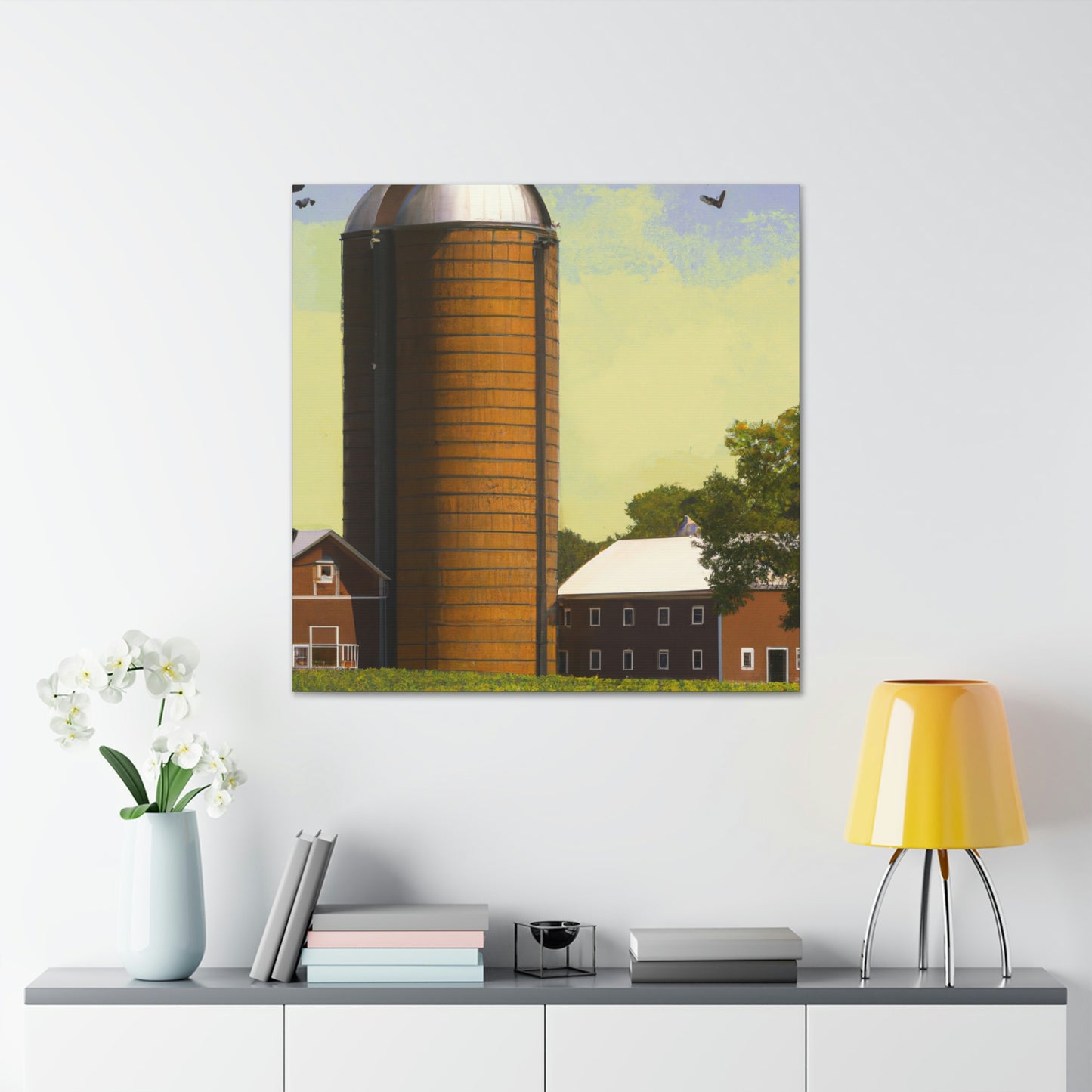 "Silo in the City" - Canvas