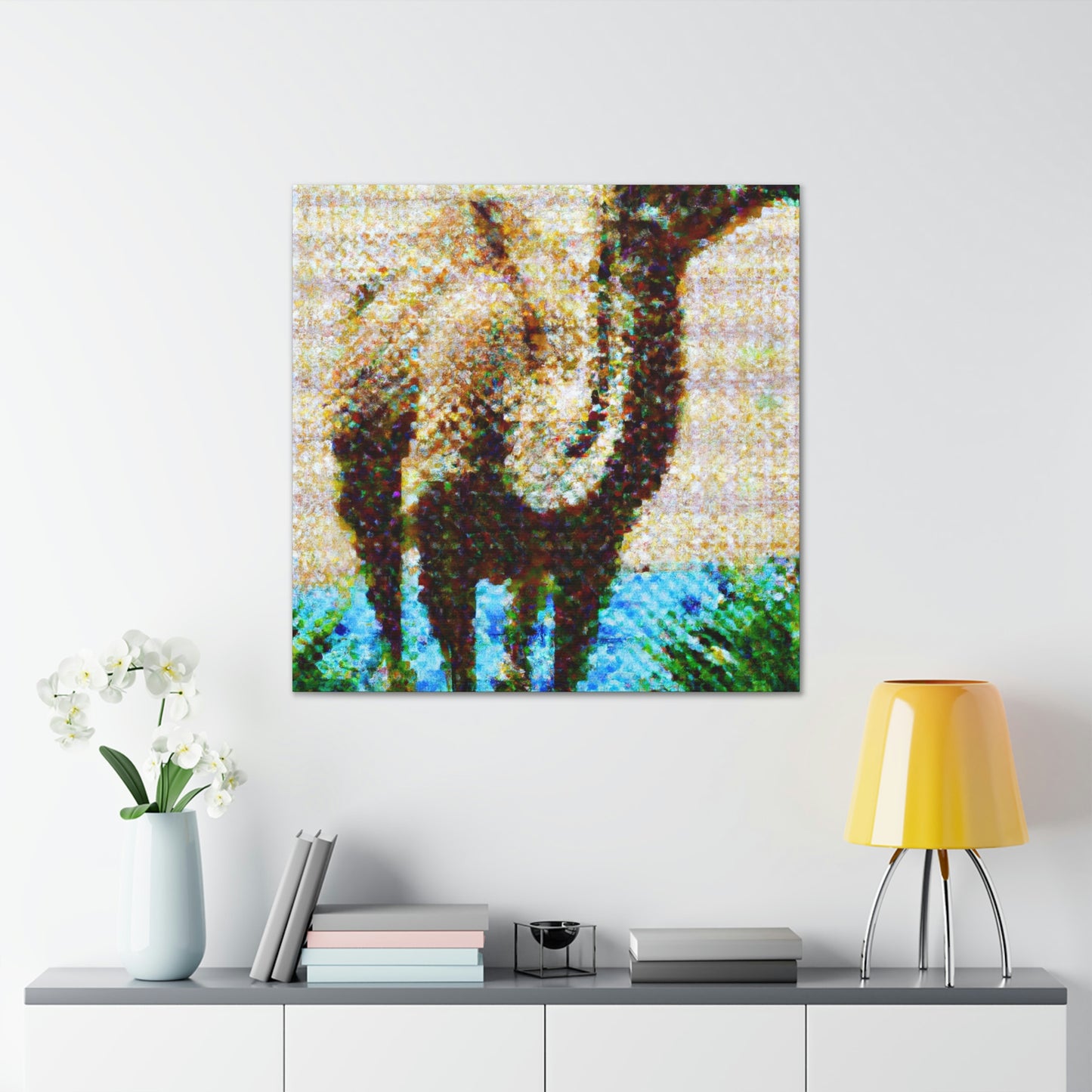 "Digital Pixel Mosaic" - Canvas