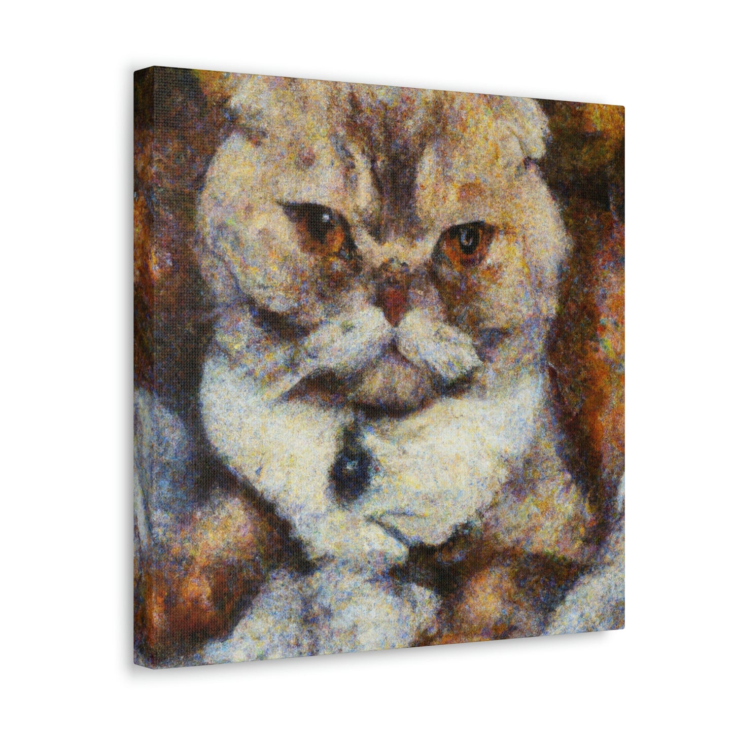 Scottish Fold Reflection - Canvas