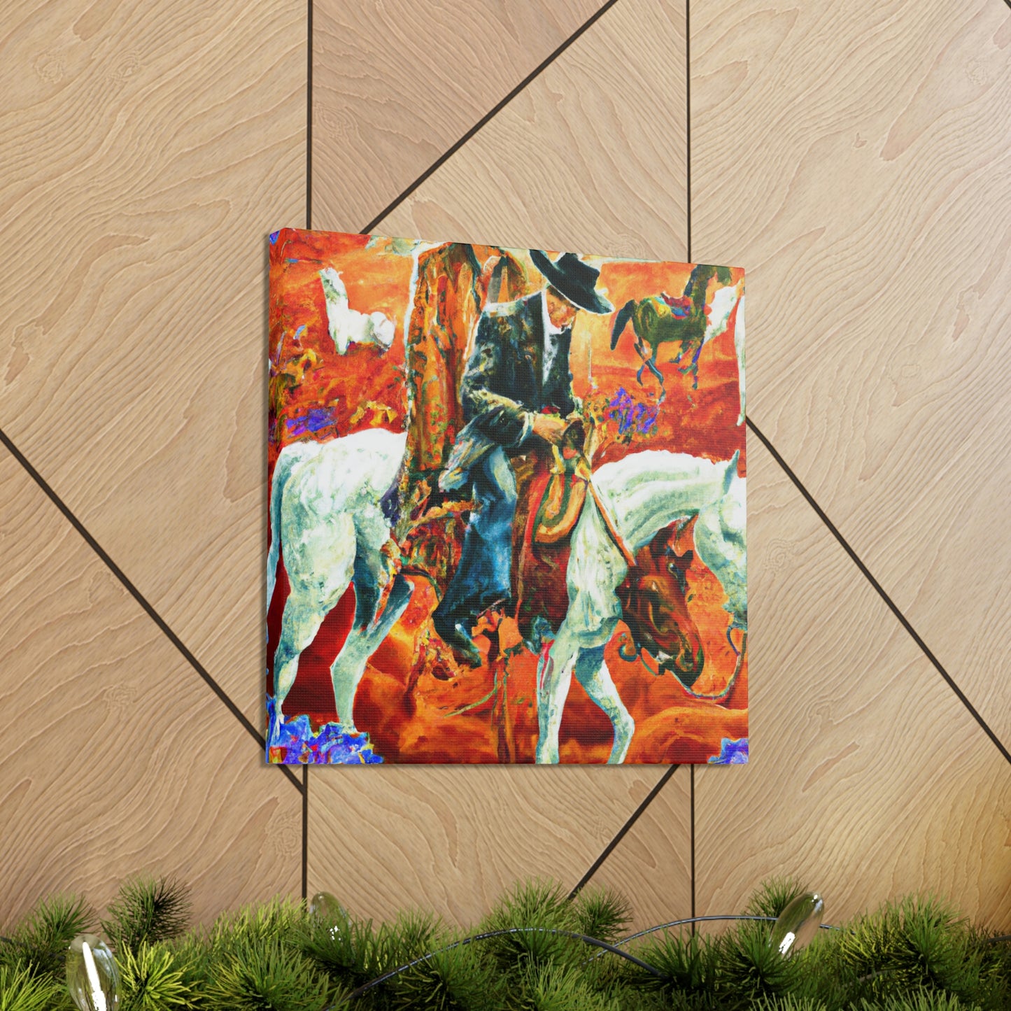 Saddle In Art Deco - Canvas