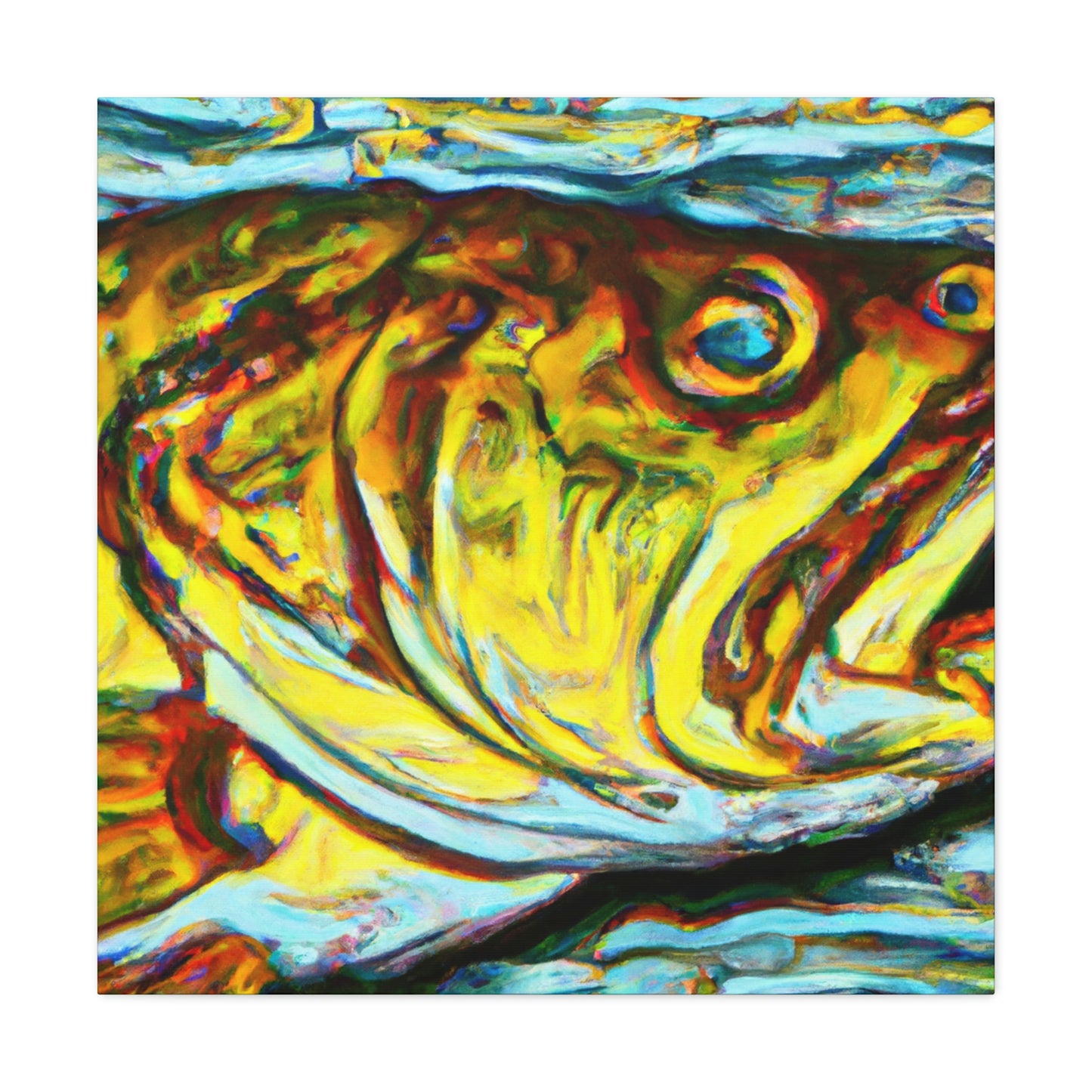 Walleye Splendor Rising - Canvas