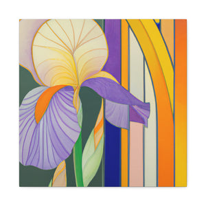 "Indomitable Iris Radiance" - Canvas