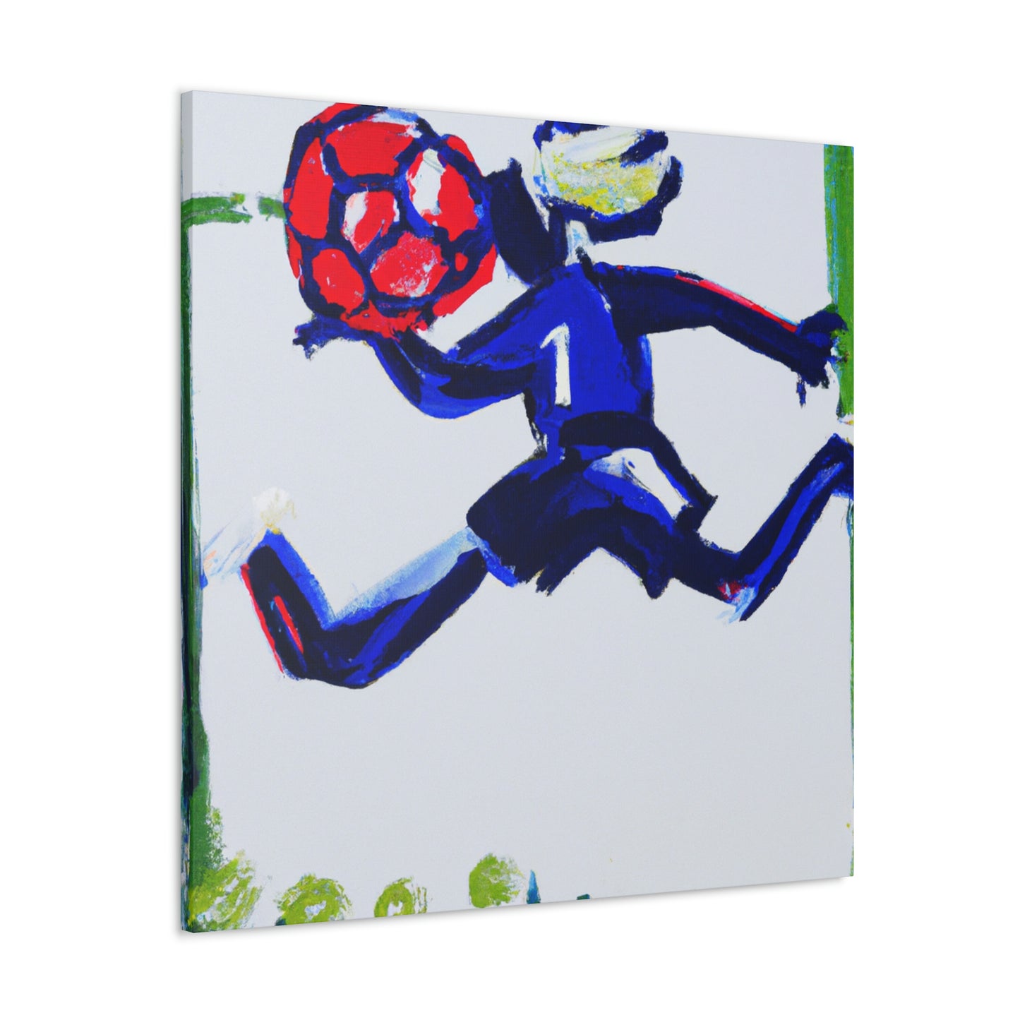 "Playing Soccer Passionately" - Canvas