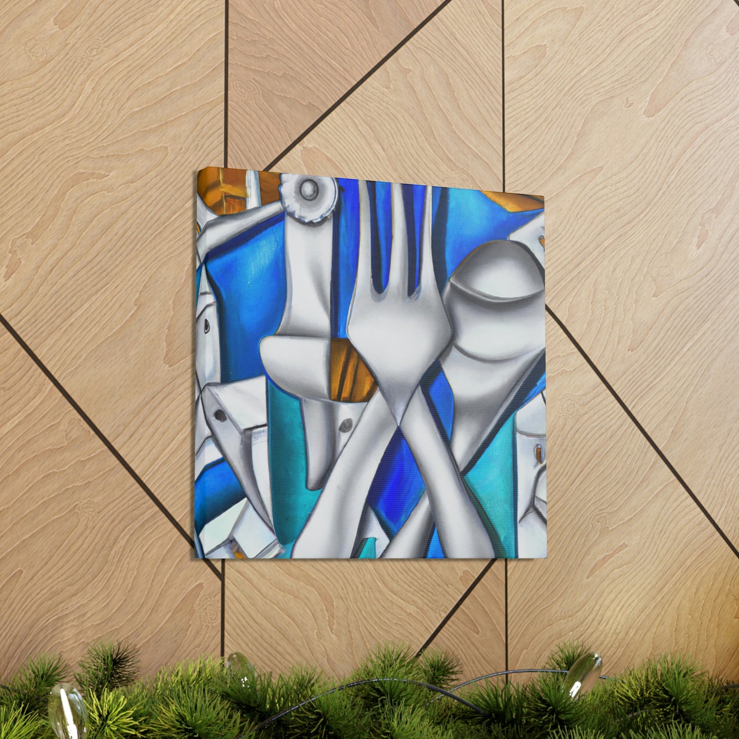 Silverware in Reflection - Canvas